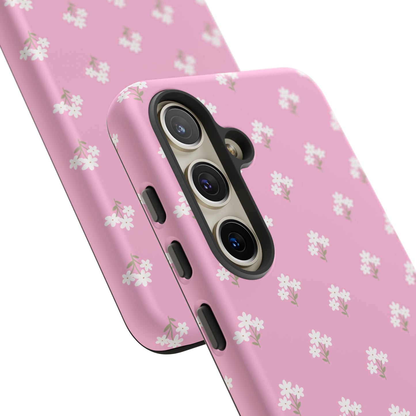Floral Tough Phone Case - Pink Blossom Design - iPhone Samsung Galaxy Google Pixel - MahaCase