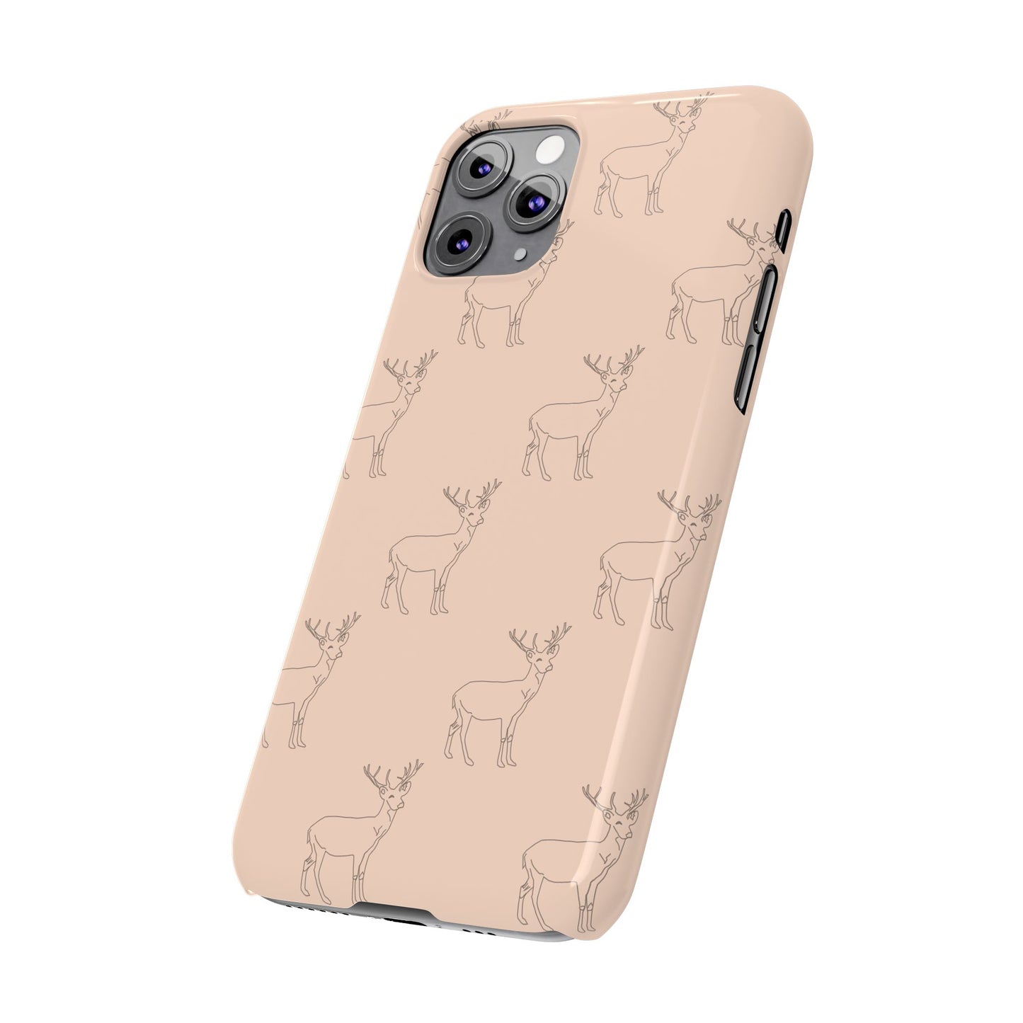 Deer Pattern #03-Slim iPhone Cases - MahaCase