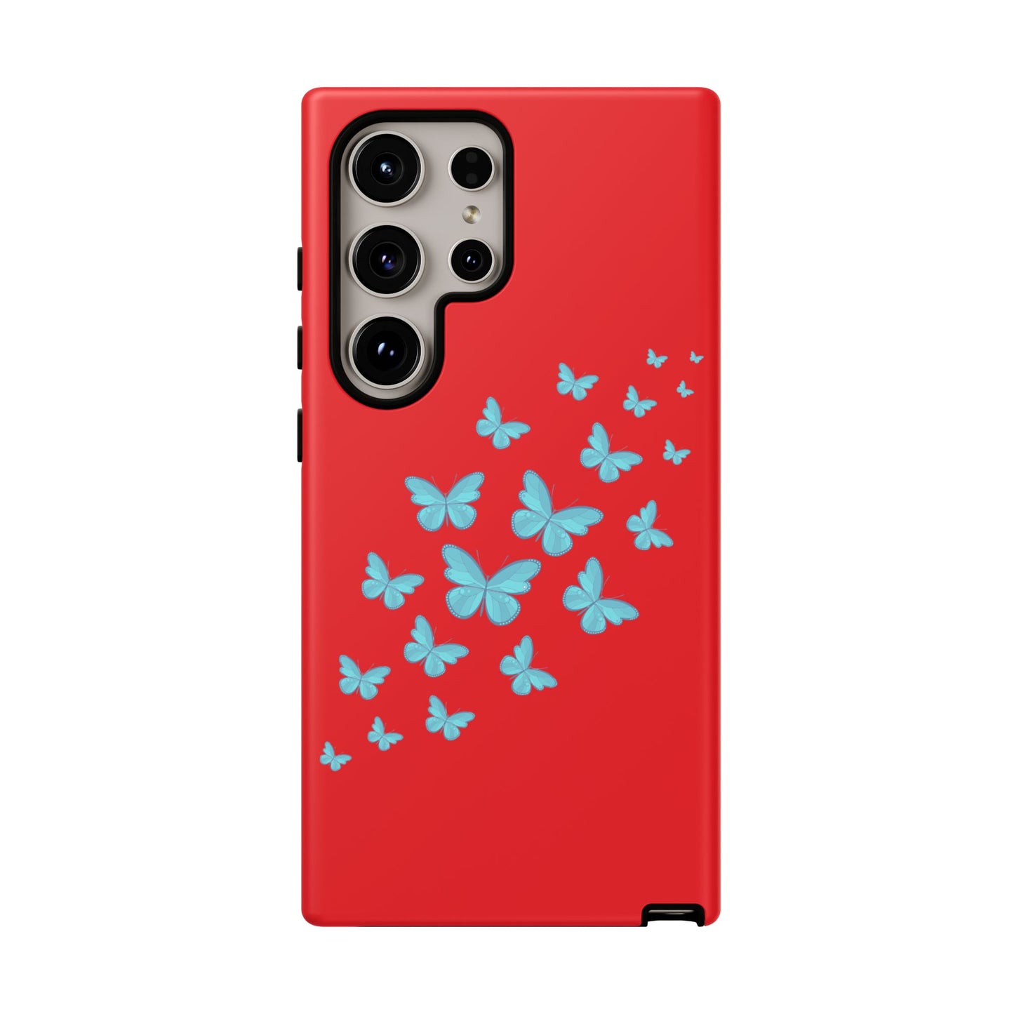 Butterflies in Red - Tough Cases iPhone Samsung Google Pixel - MahaCase