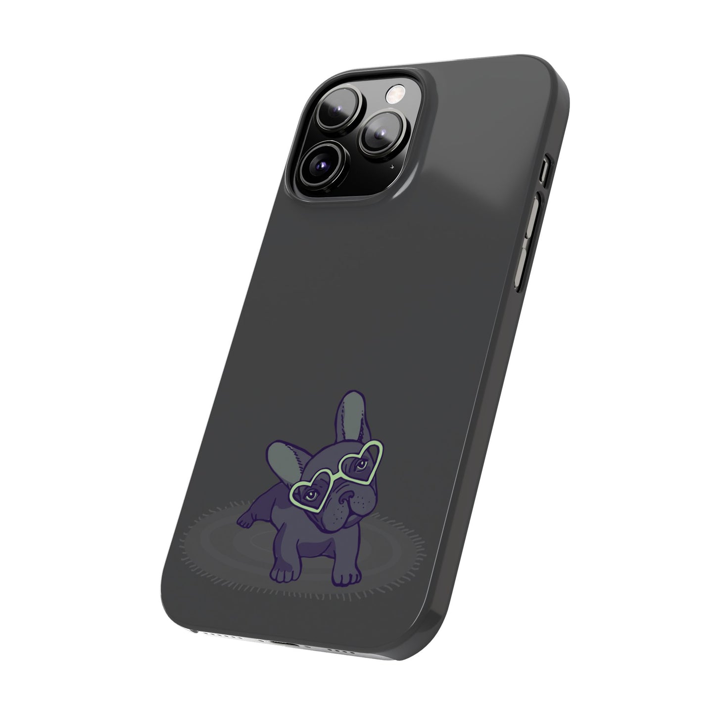 Bulldog Puppy Slim iPhone Cases - MahaCase