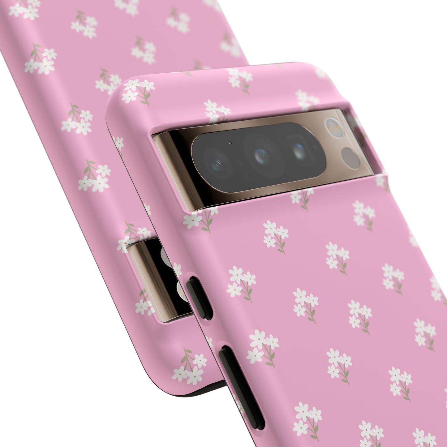 Floral Tough Phone Case - Pink Blossom Design - iPhone Samsung Galaxy Google Pixel - MahaCase