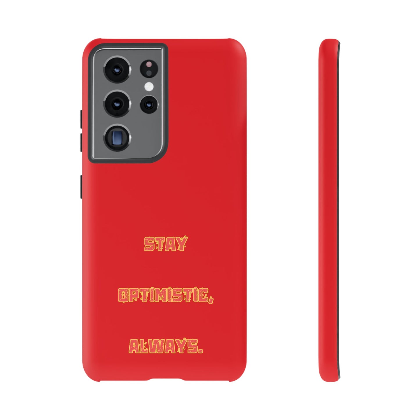 Stay Optimistic, Always #22 Tough Cases iPhone Samsung Google Pixel - MahaCase