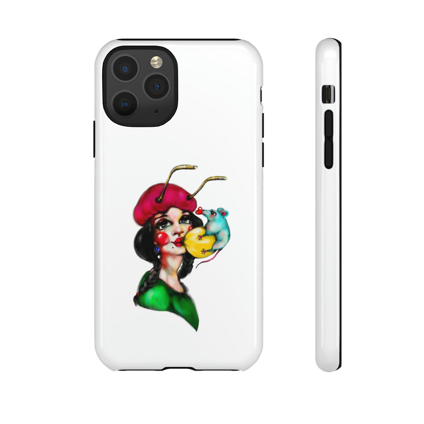 Design #211 White BKG-Tough Cases - MahaCase