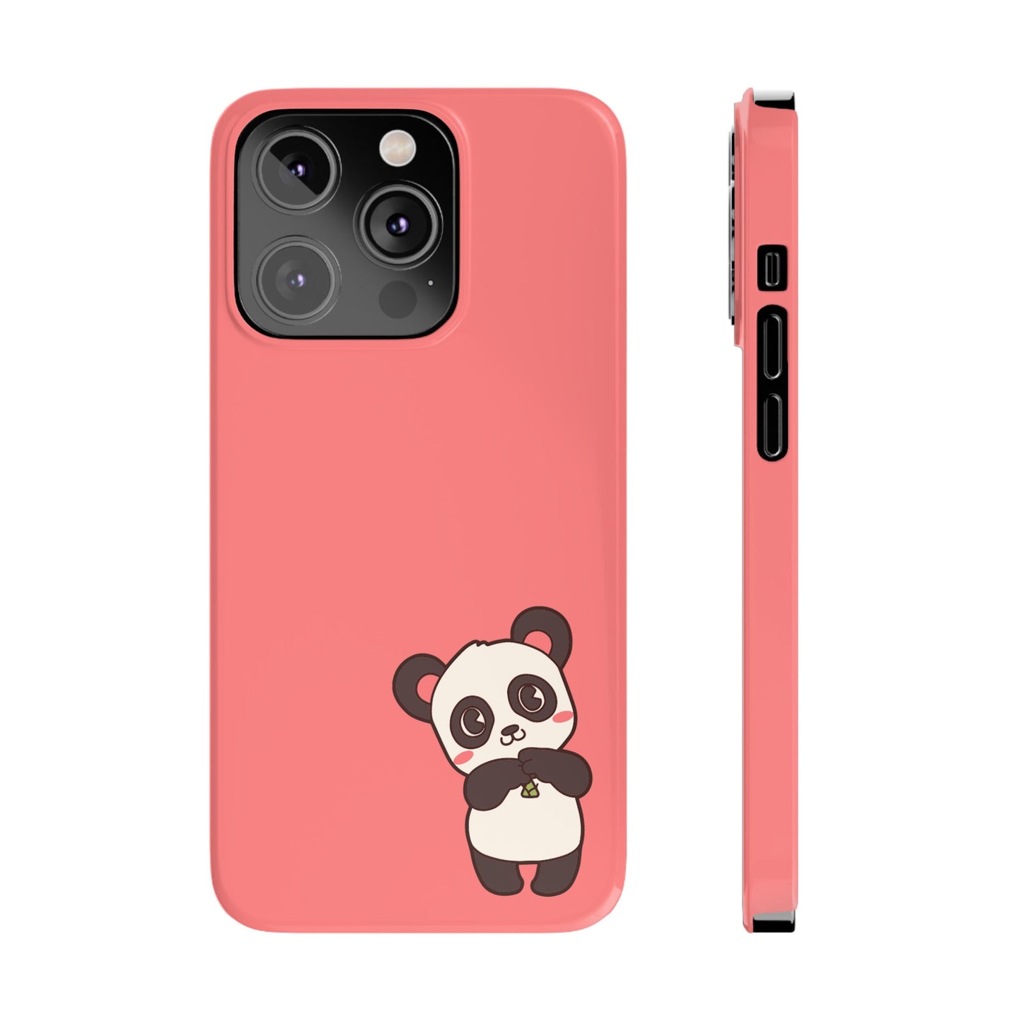 Cute Panda #36-Slim iPhone Cases - MahaCase