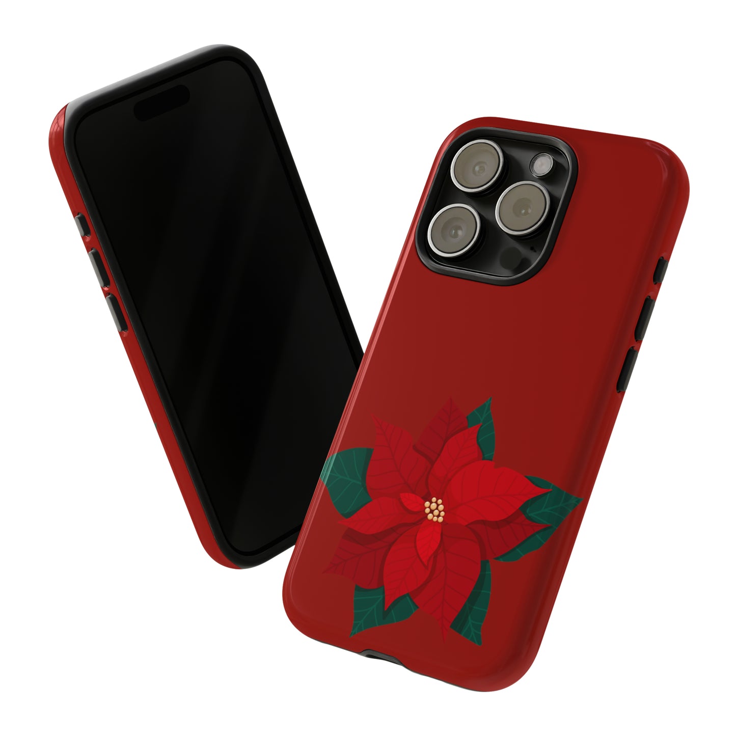 Poinsettia Charm #12-Tough Cases - MahaCase