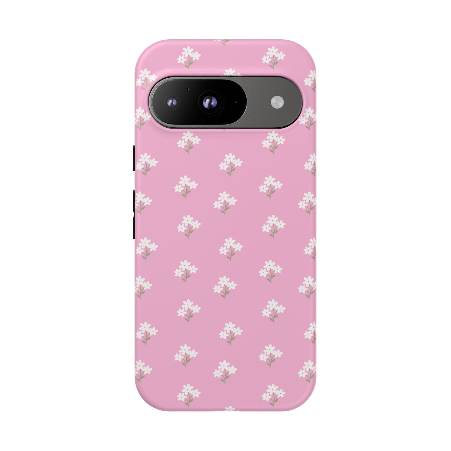 Floral Tough Phone Case - Pink Blossom Design - iPhone Samsung Galaxy Google Pixel - MahaCase