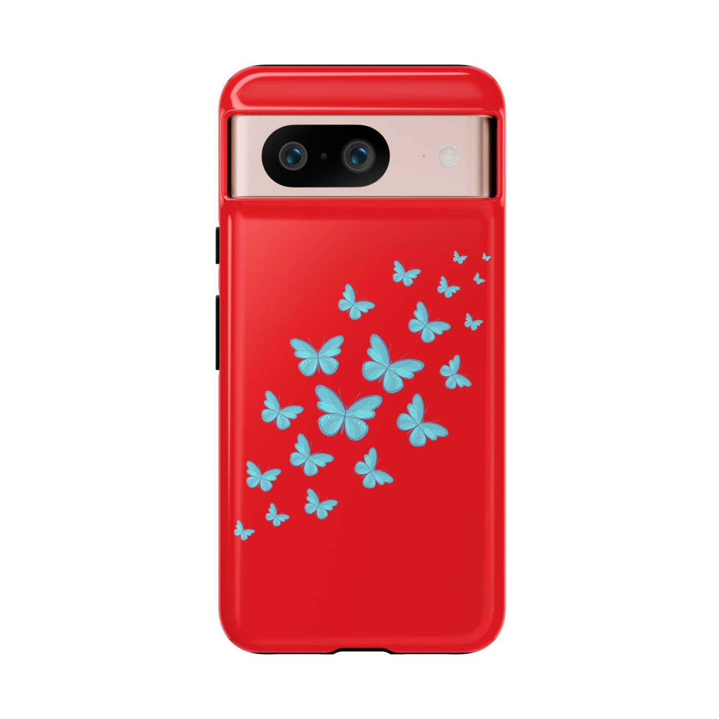 Butterflies in Red - Tough Cases iPhone Samsung Google Pixel - MahaCase