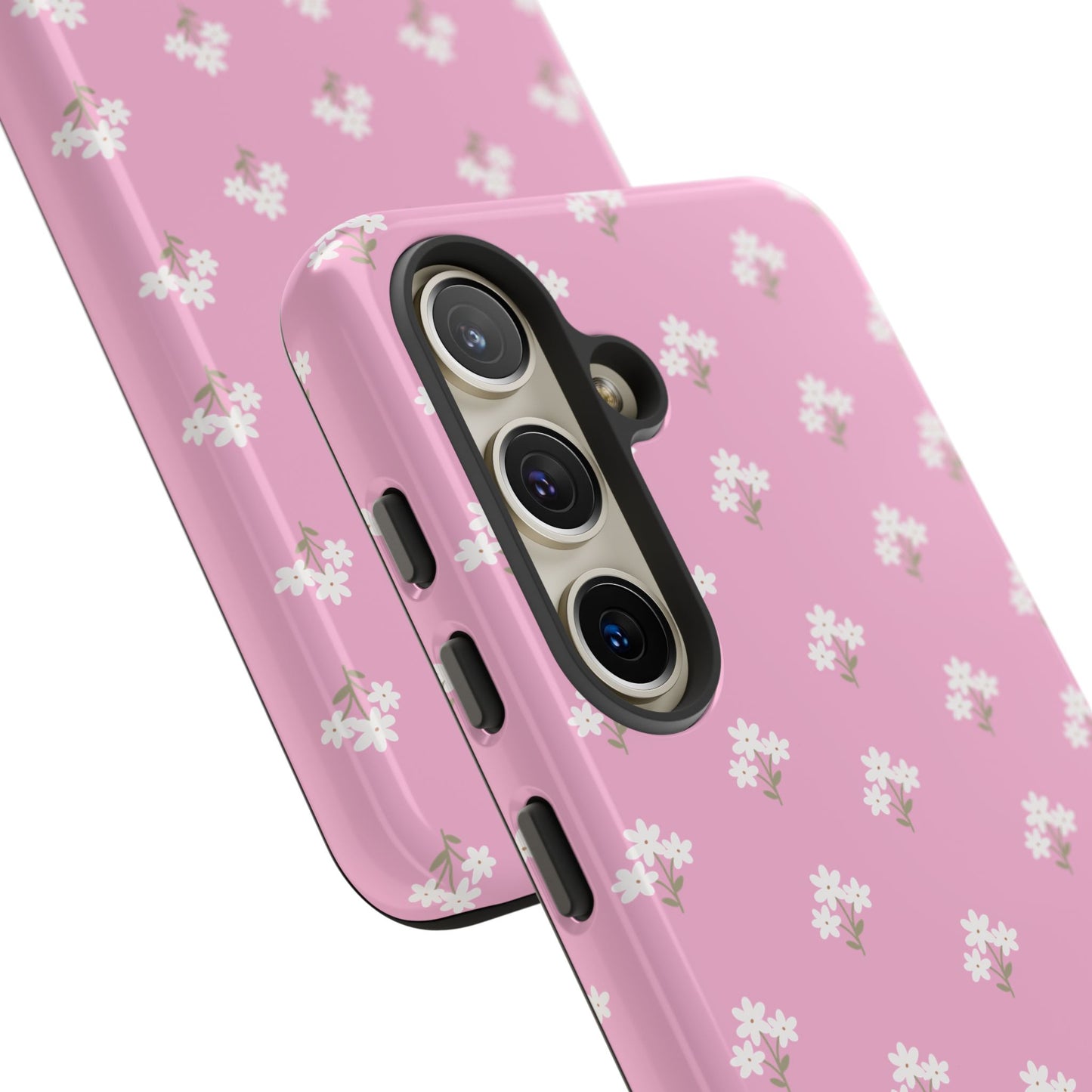 Floral Tough Phone Case - Pink Blossom Design - iPhone Samsung Galaxy Google Pixel - MahaCase