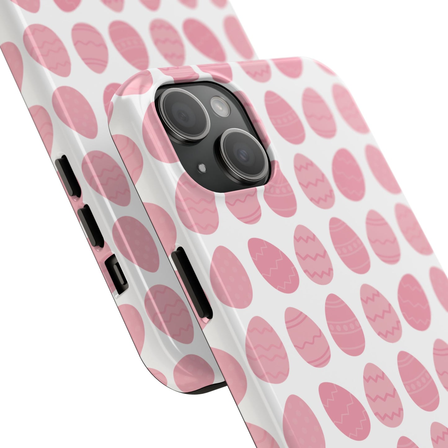 Pink Easter Egg Tough Phone Cases - Durable Protection for Spring Celebrations iPhone Samsung Galaxy - MahaCase