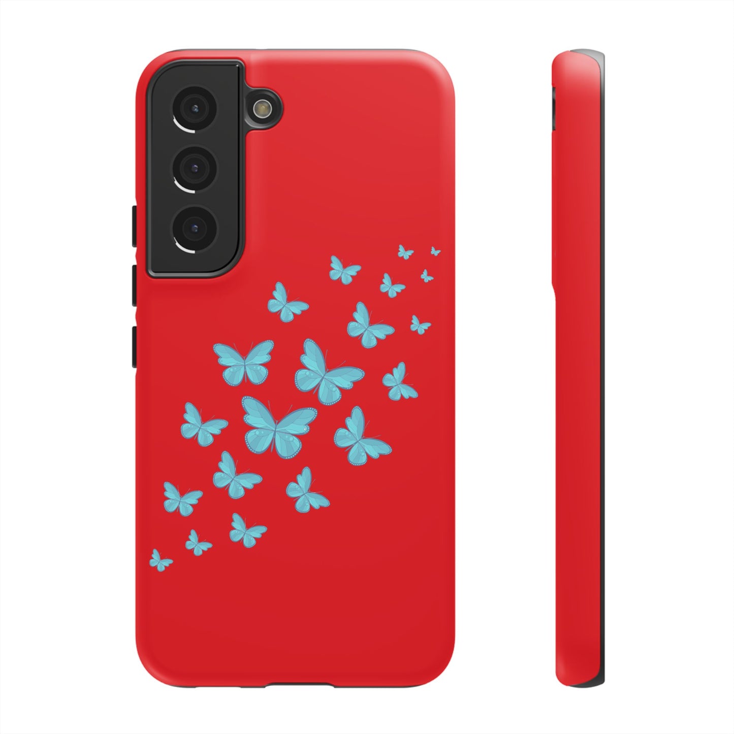 Butterflies in Red - Tough Cases iPhone Samsung Google Pixel - MahaCase
