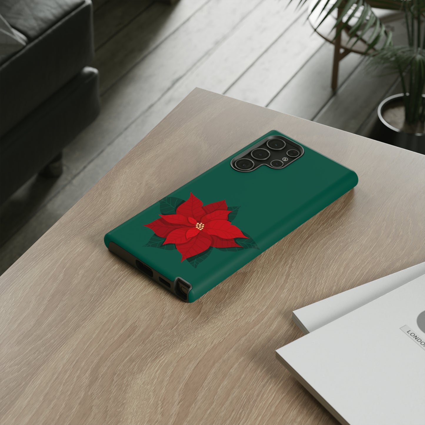 Poinsettia Charm #10-Tough Cases - MahaCase