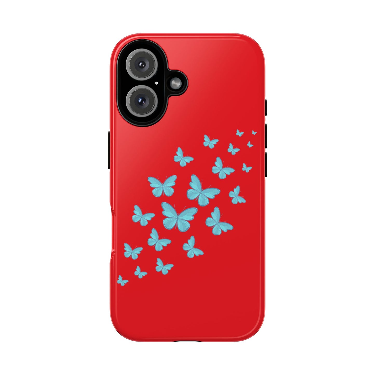 Butterflies in Red - Tough Cases iPhone Samsung Google Pixel - MahaCase