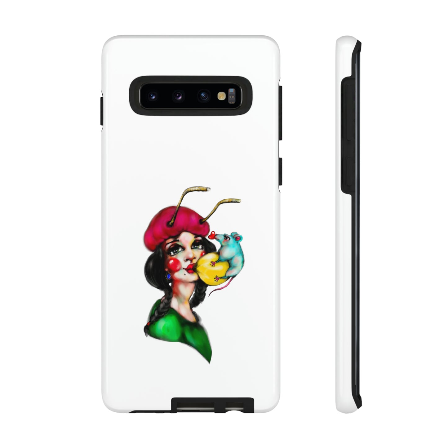 Design #211 White BKG-Tough Cases - MahaCase