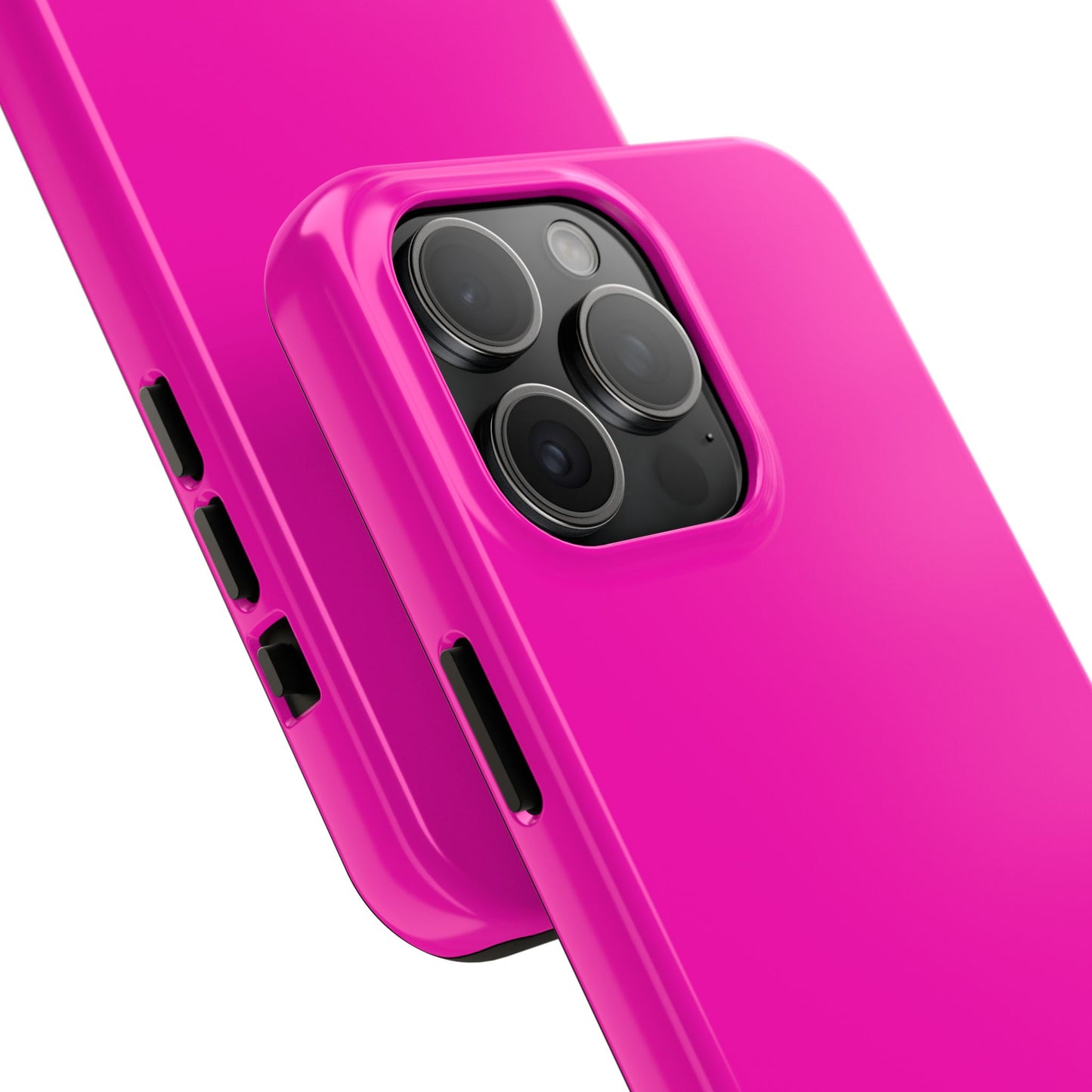 Simple Hot Pink-Tough Phone Cases - MahaCase