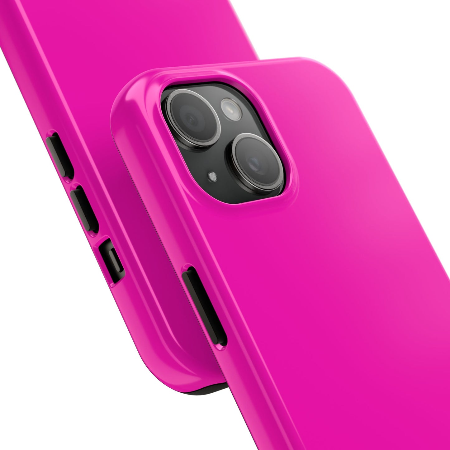 Simple Hot Pink-Tough Phone Cases - MahaCase
