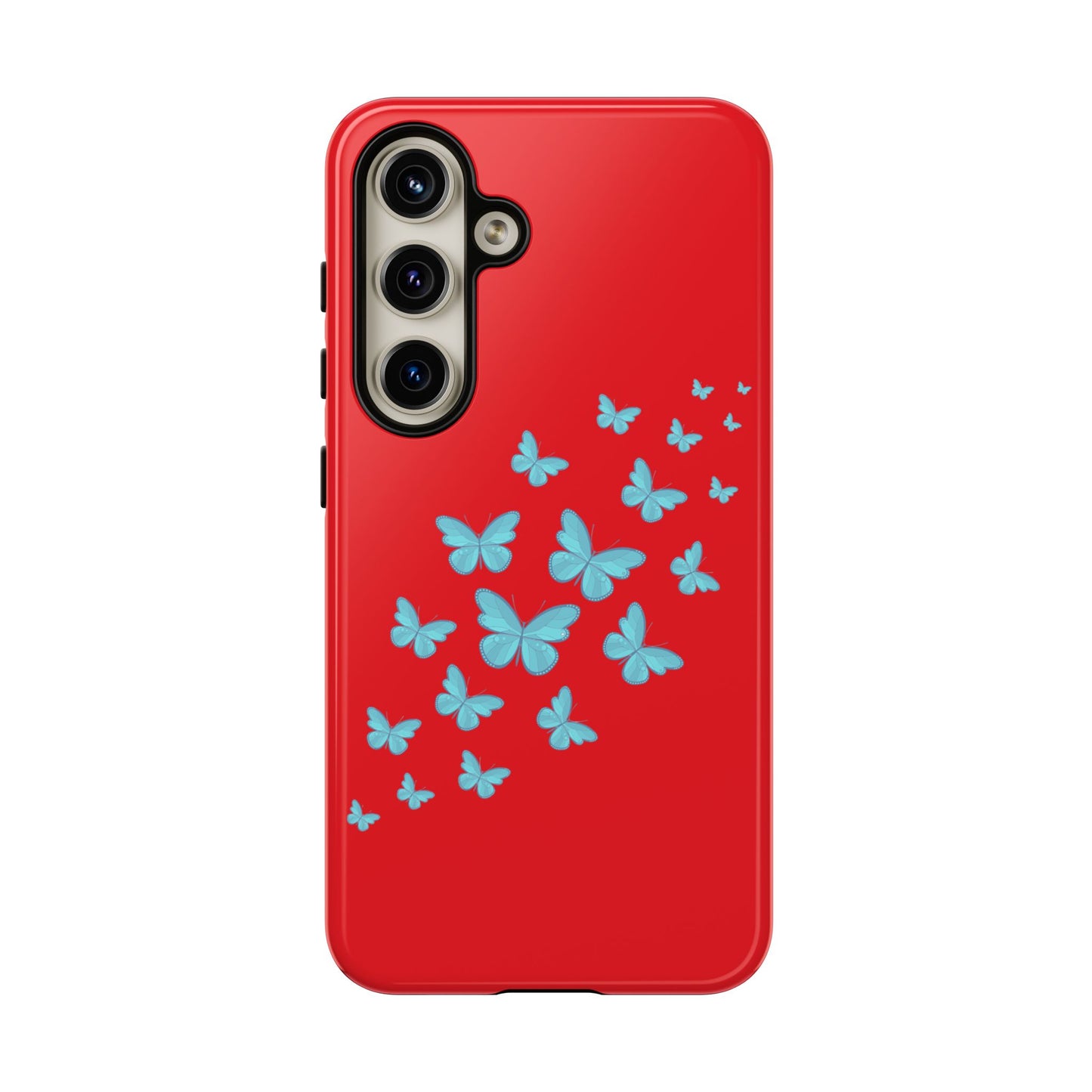 Butterflies in Red - Tough Cases iPhone Samsung Google Pixel - MahaCase
