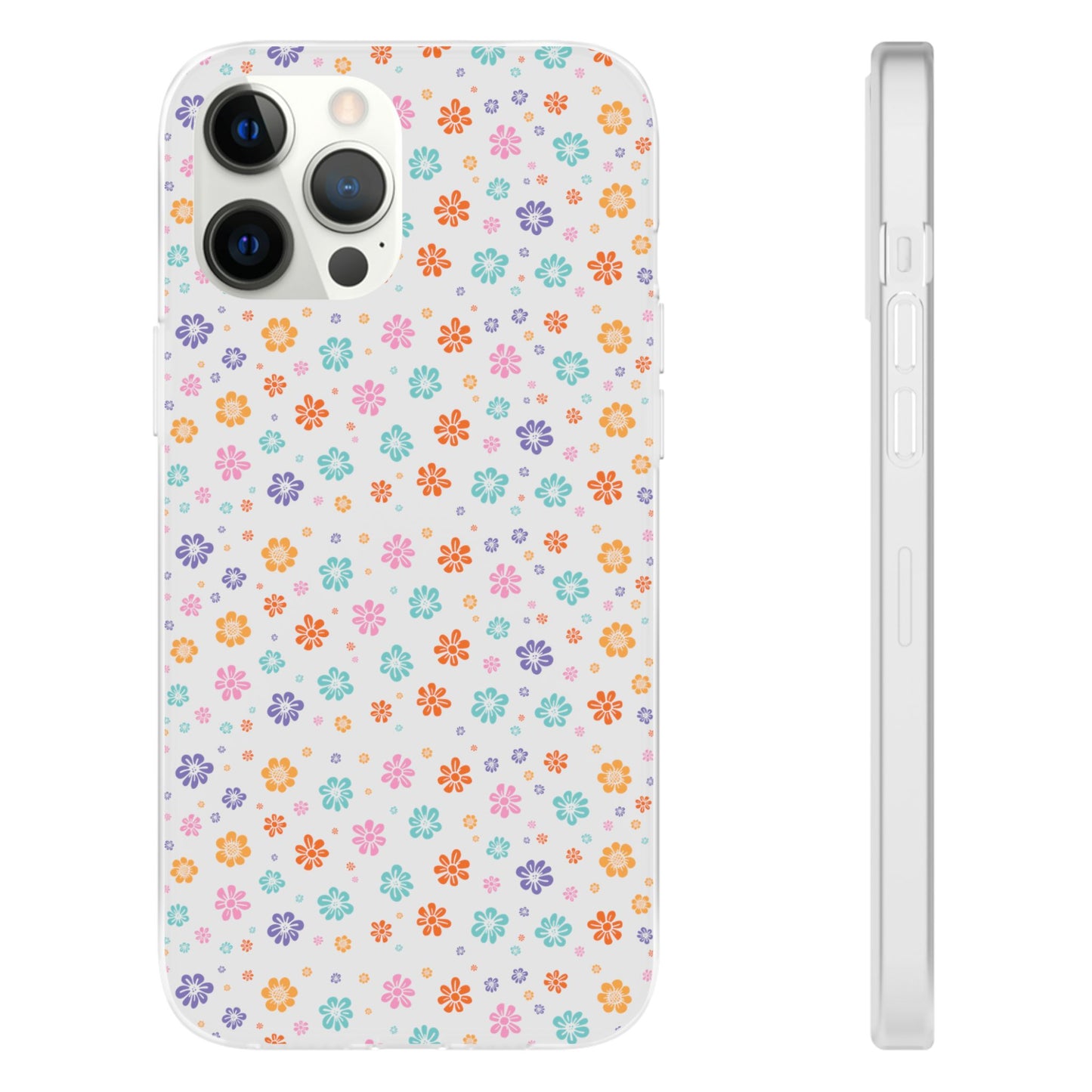 Colorful Spring Floral Flexi Case - Stylish Phone Protection - iPhone Samsung with Gift Packaging - MahaCase