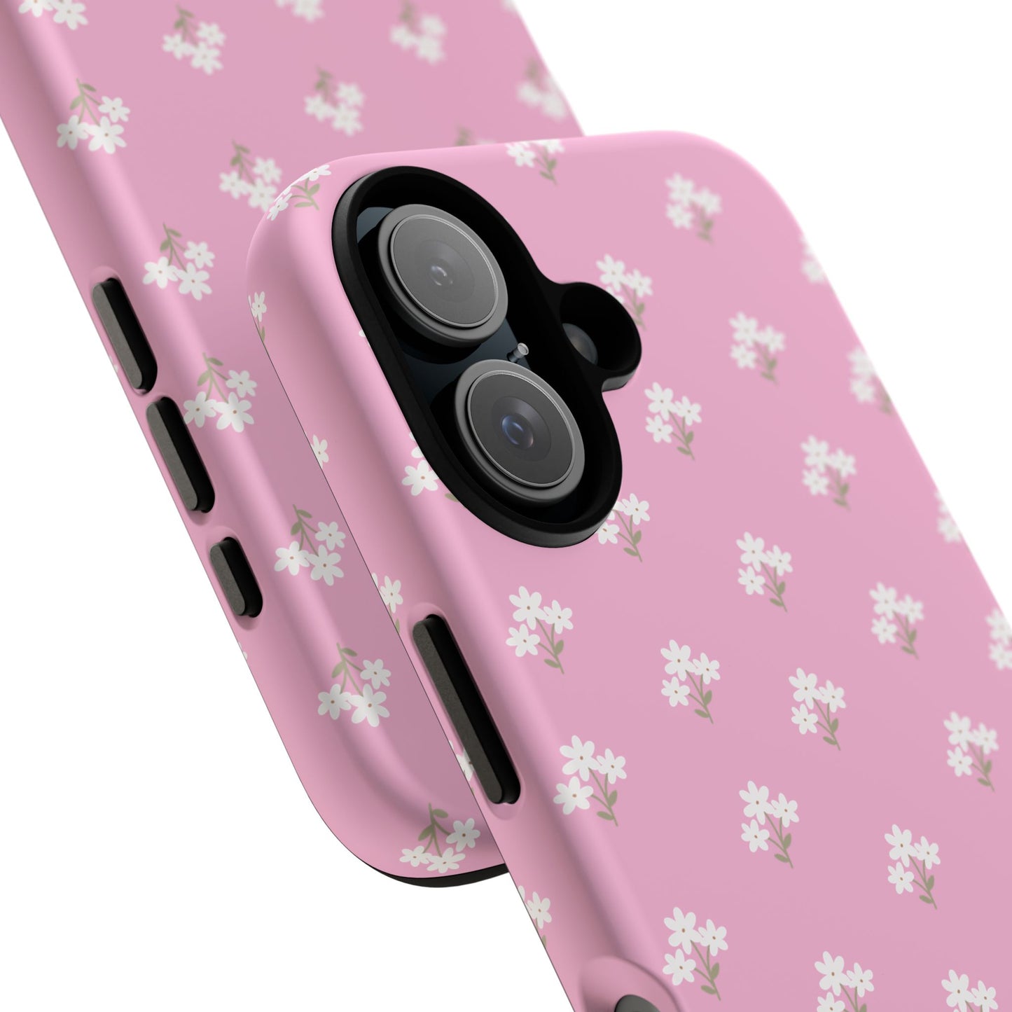 Floral Tough Phone Case - Pink Blossom Design - iPhone Samsung Galaxy Google Pixel - MahaCase