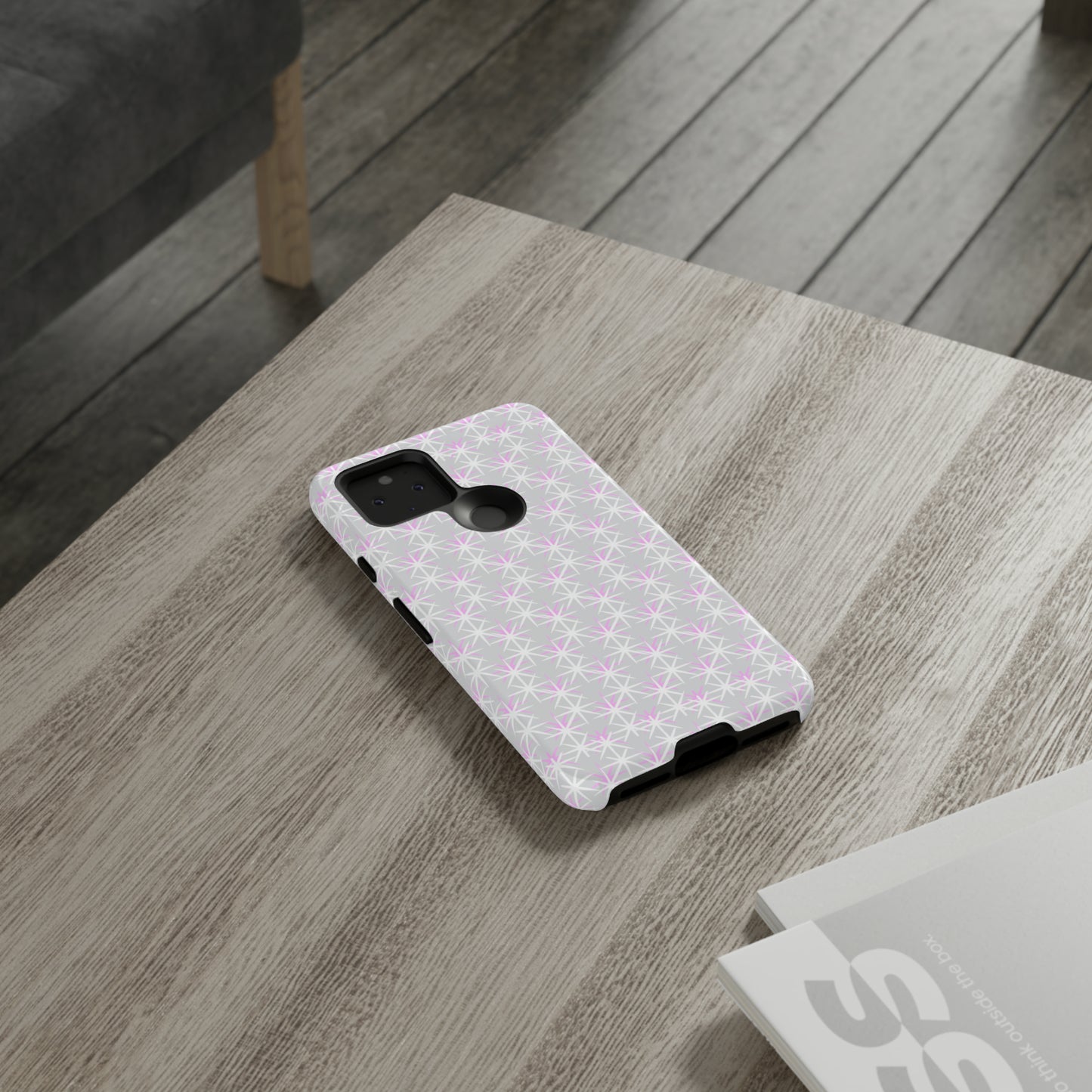 Grey Skies, Pink Stars-Tough Cases - MahaCase