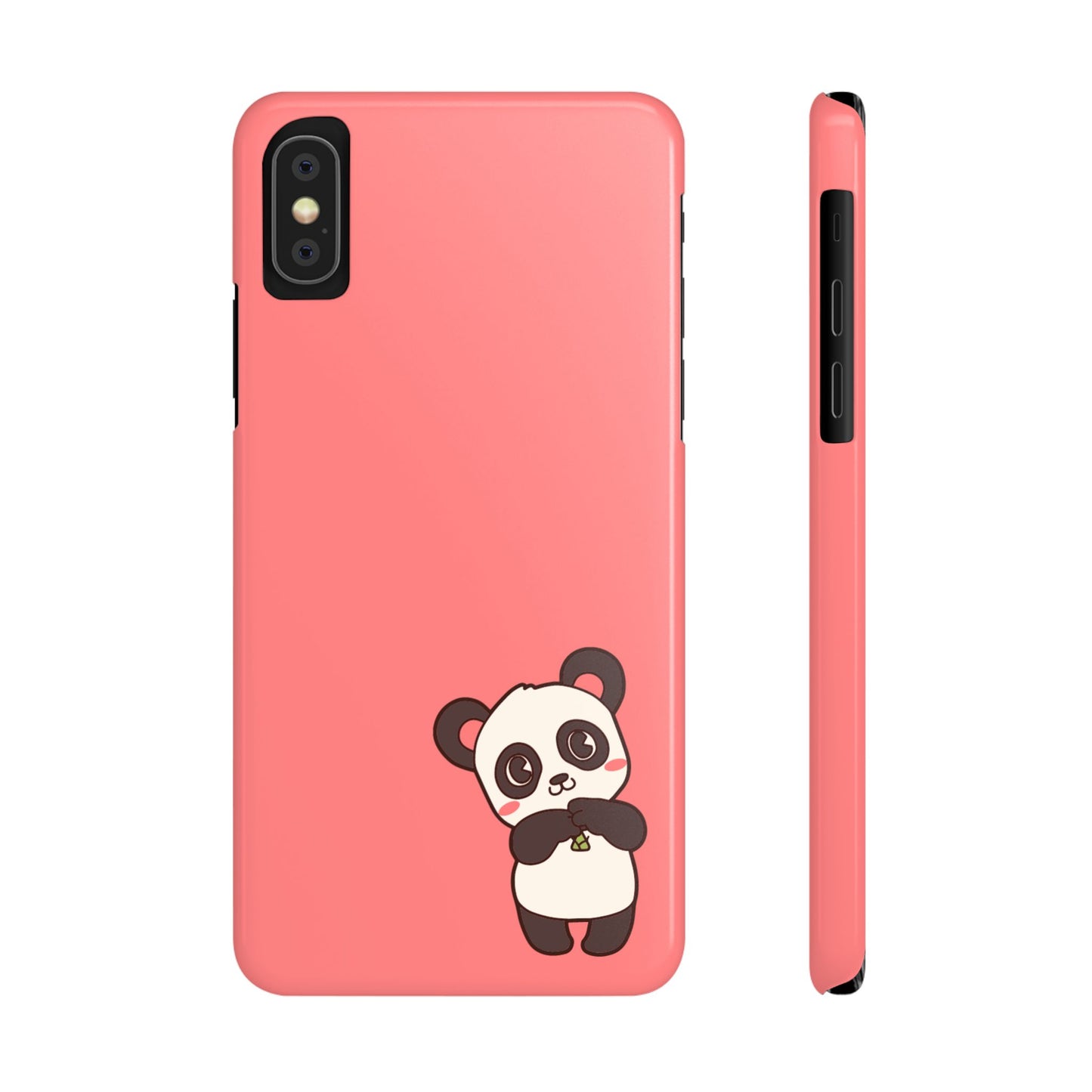 Cute Panda #36-Slim iPhone Cases - MahaCase