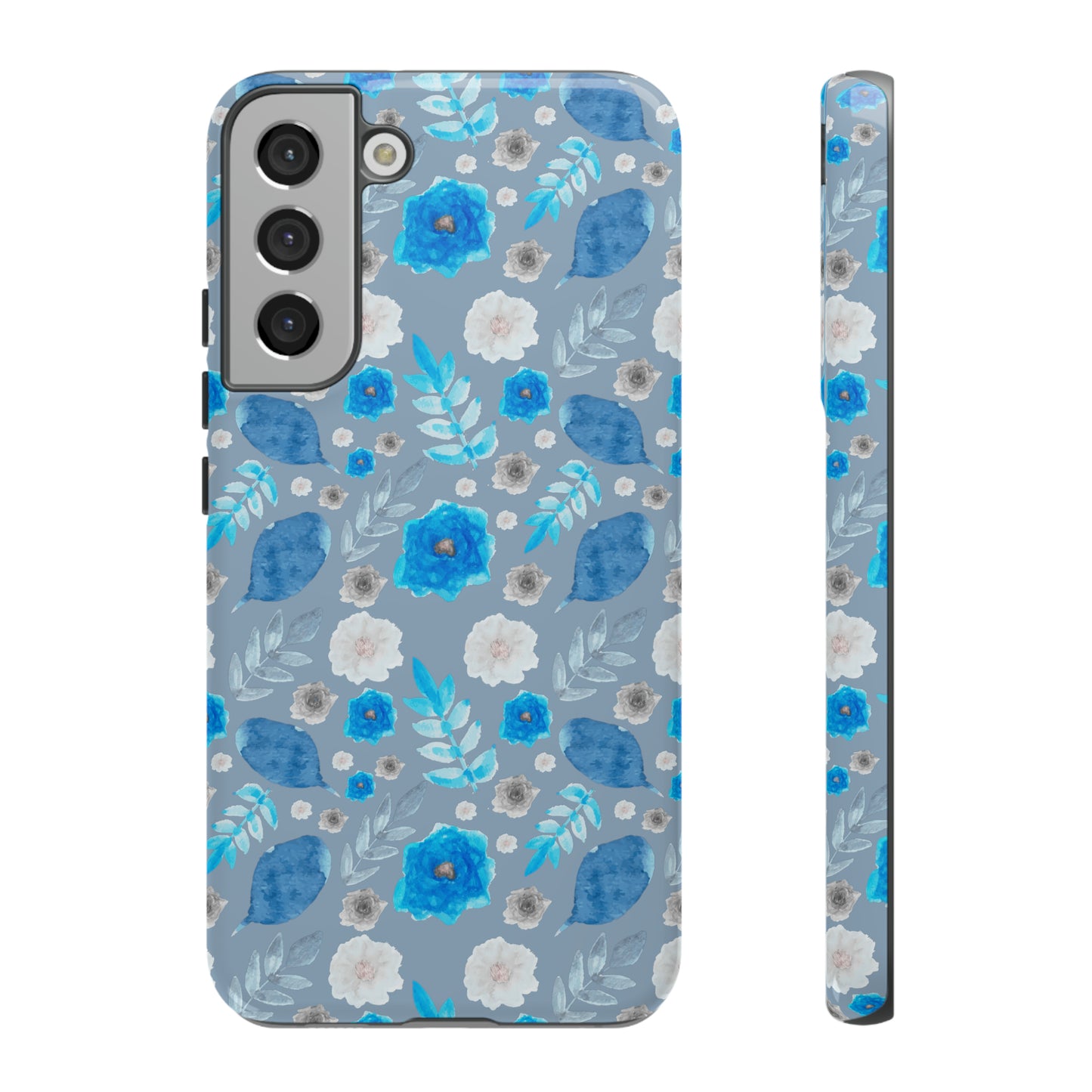 Blue Blooms-Tough Cases - MahaCase