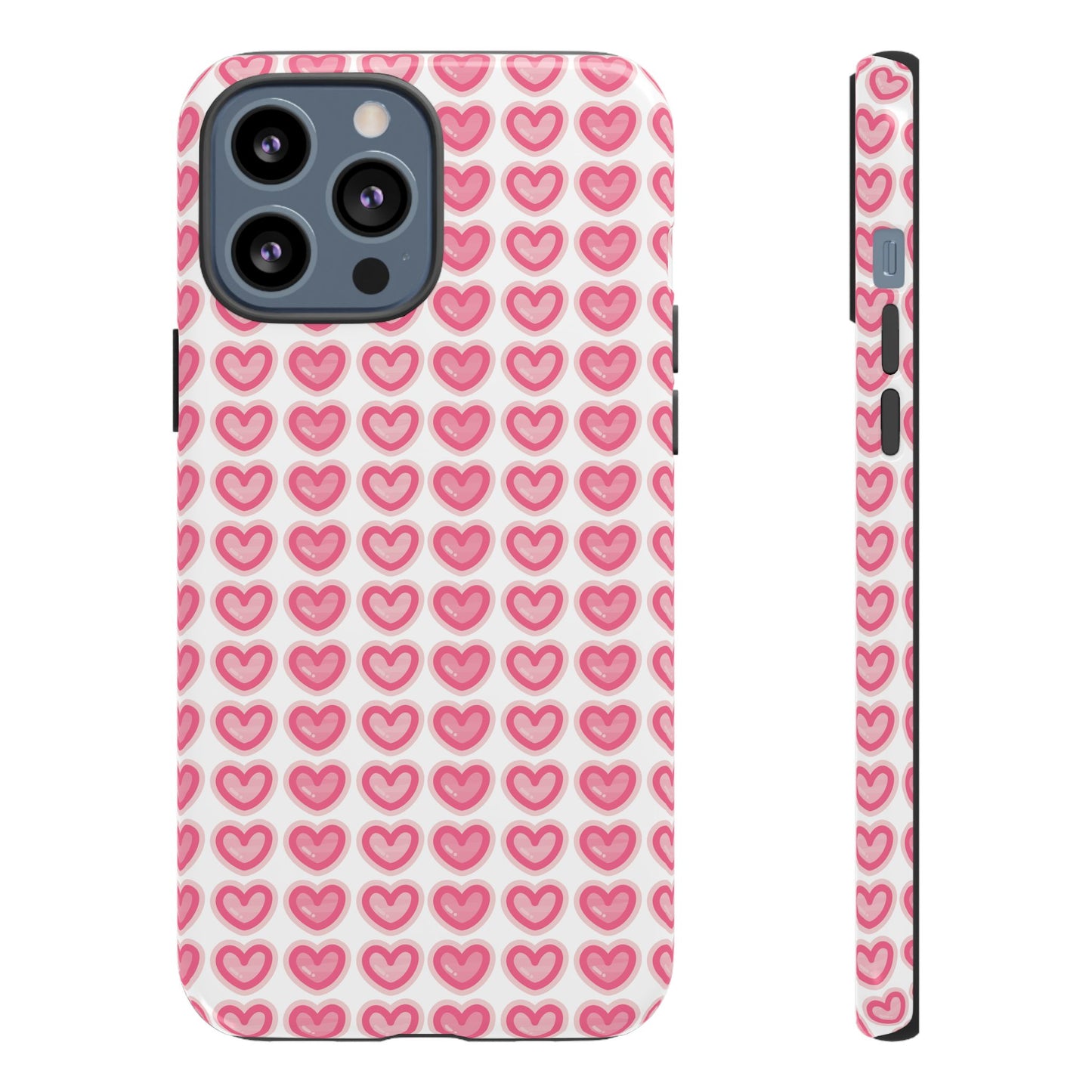 Hearts Pattern - Tough Cases iPhone Samsung Google Pixel - MahaCase