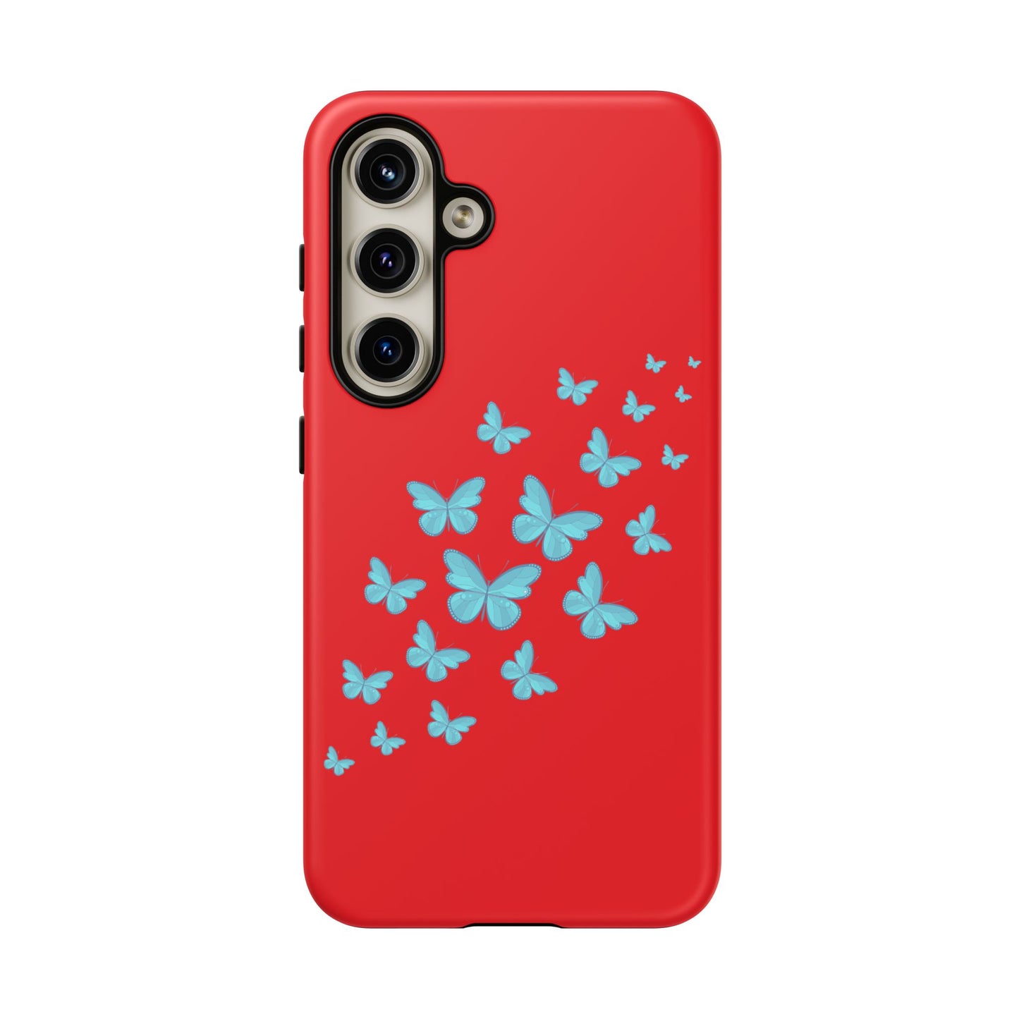 Butterflies in Red - Tough Cases iPhone Samsung Google Pixel - MahaCase