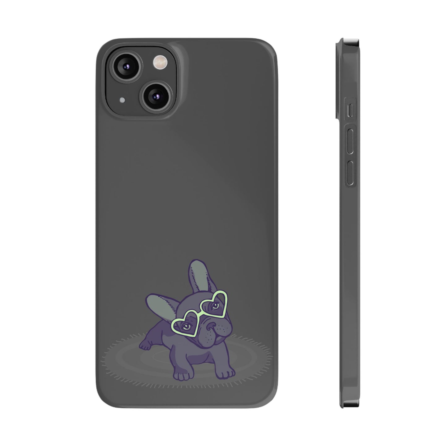 Bulldog Puppy Slim iPhone Cases - MahaCase