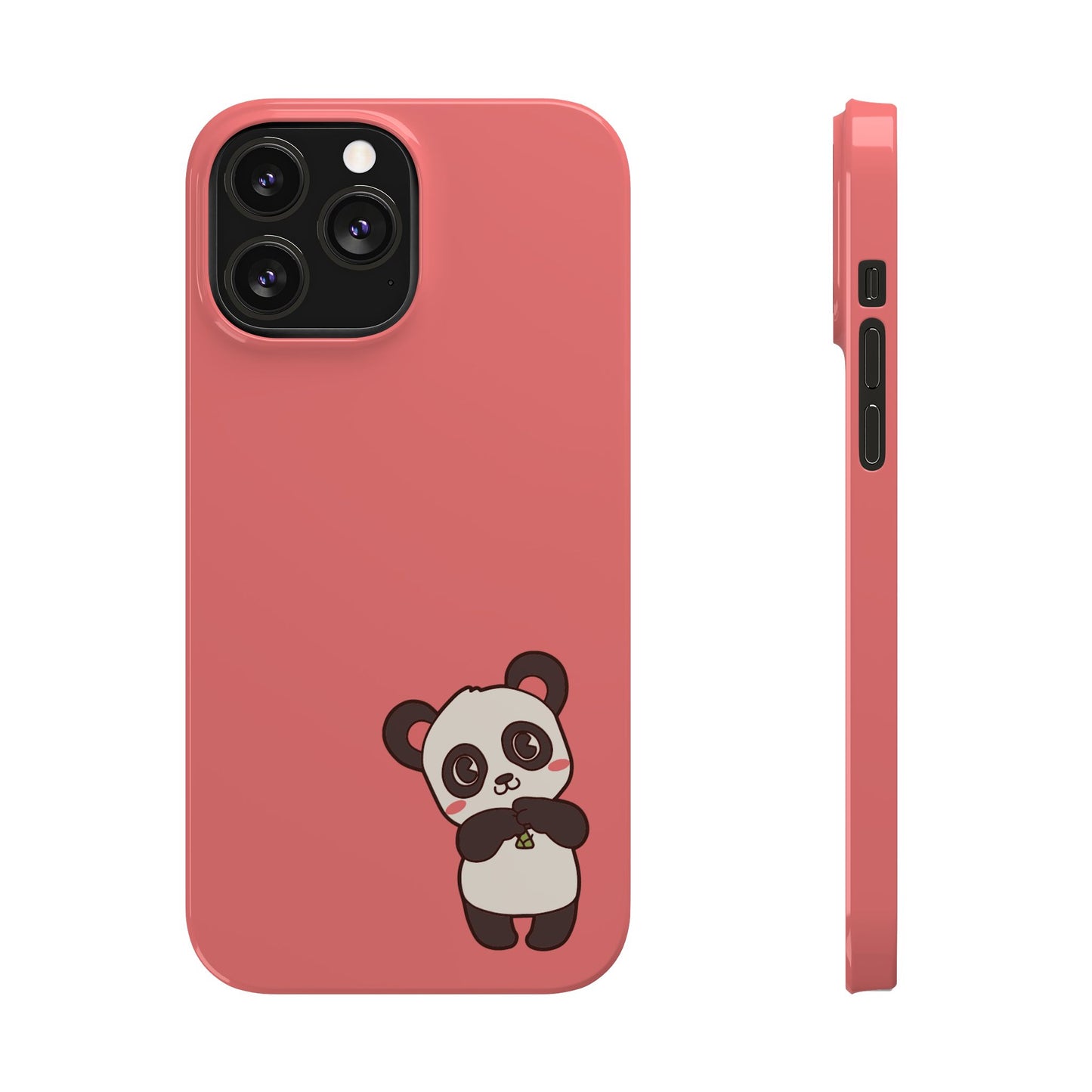 Cute Panda #36-Slim iPhone Cases - MahaCase
