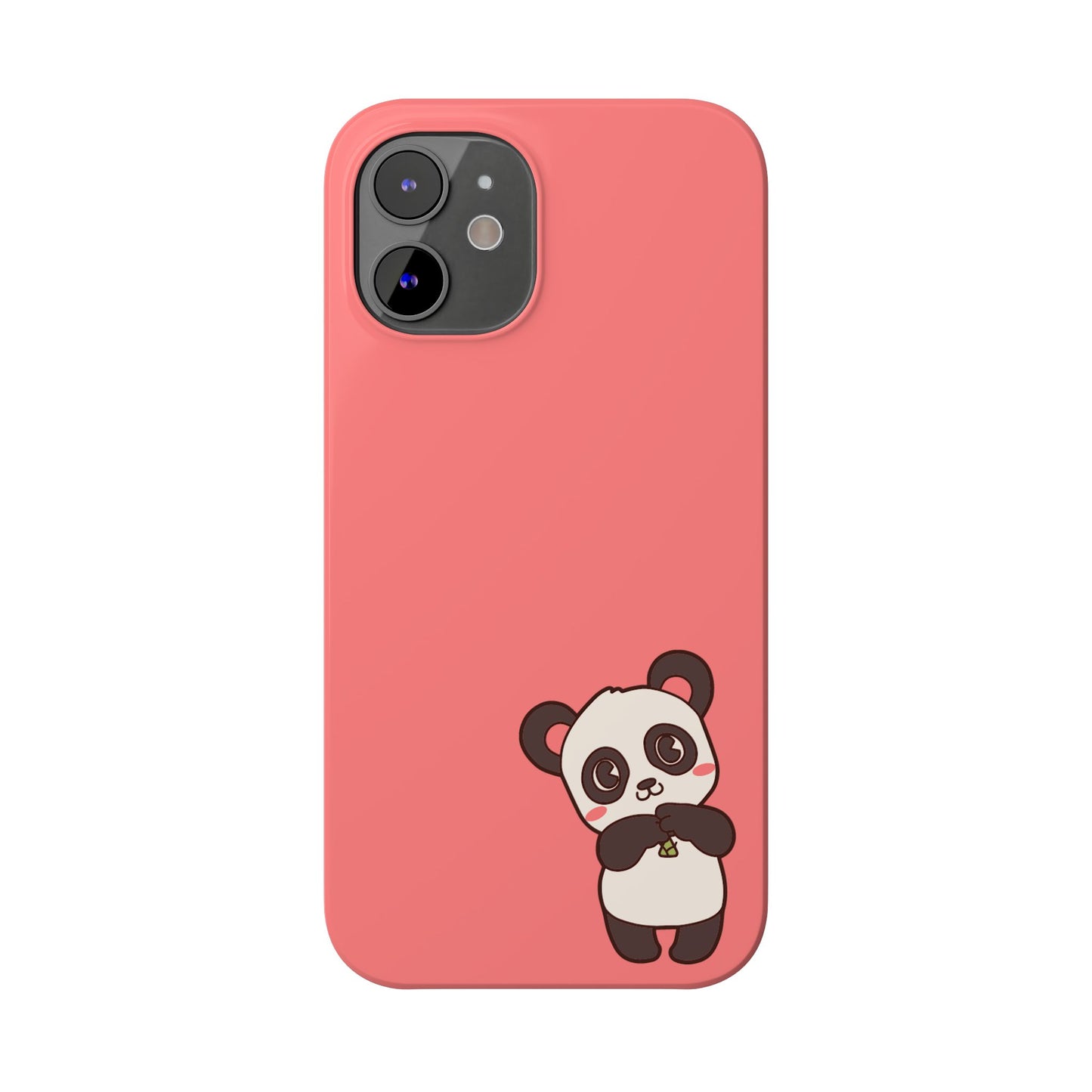 Cute Panda #36-Slim iPhone Cases - MahaCase