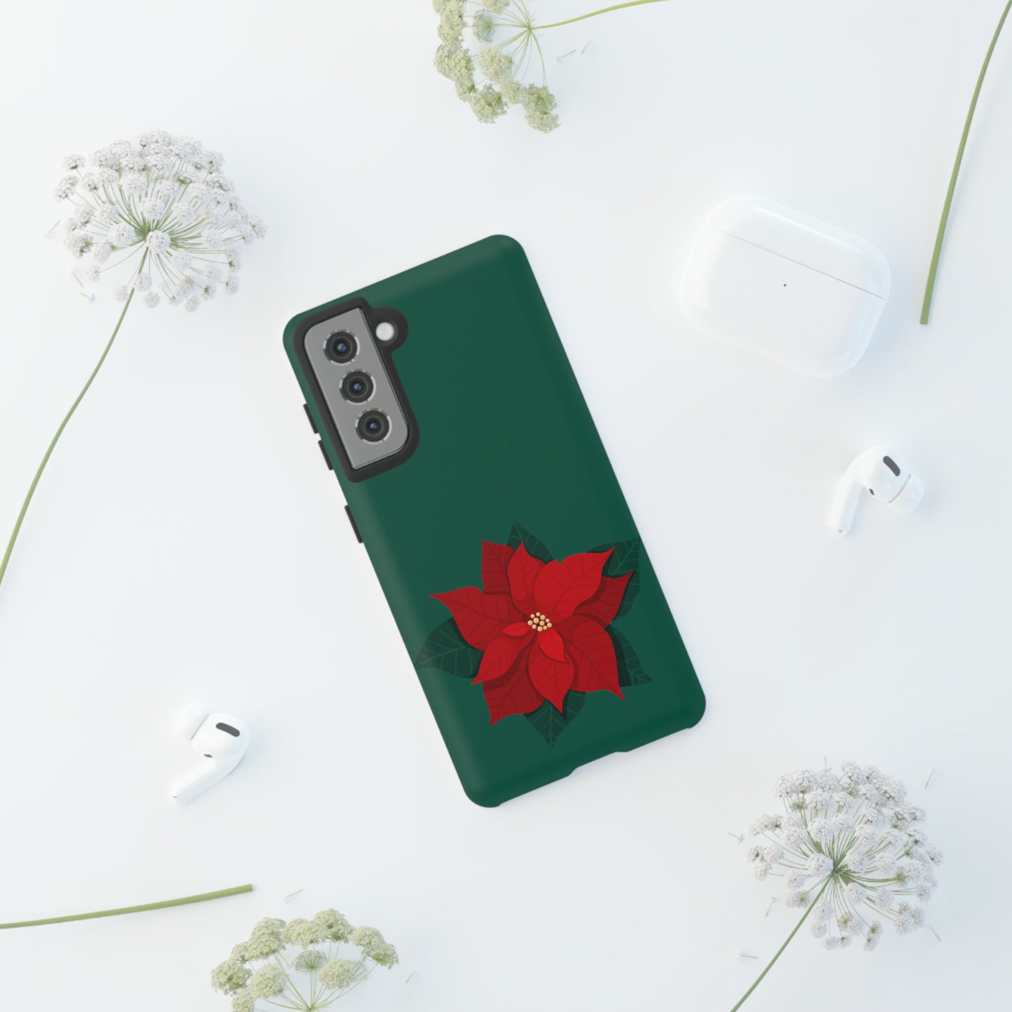 Poinsettia Charm #10-Tough Cases - MahaCase