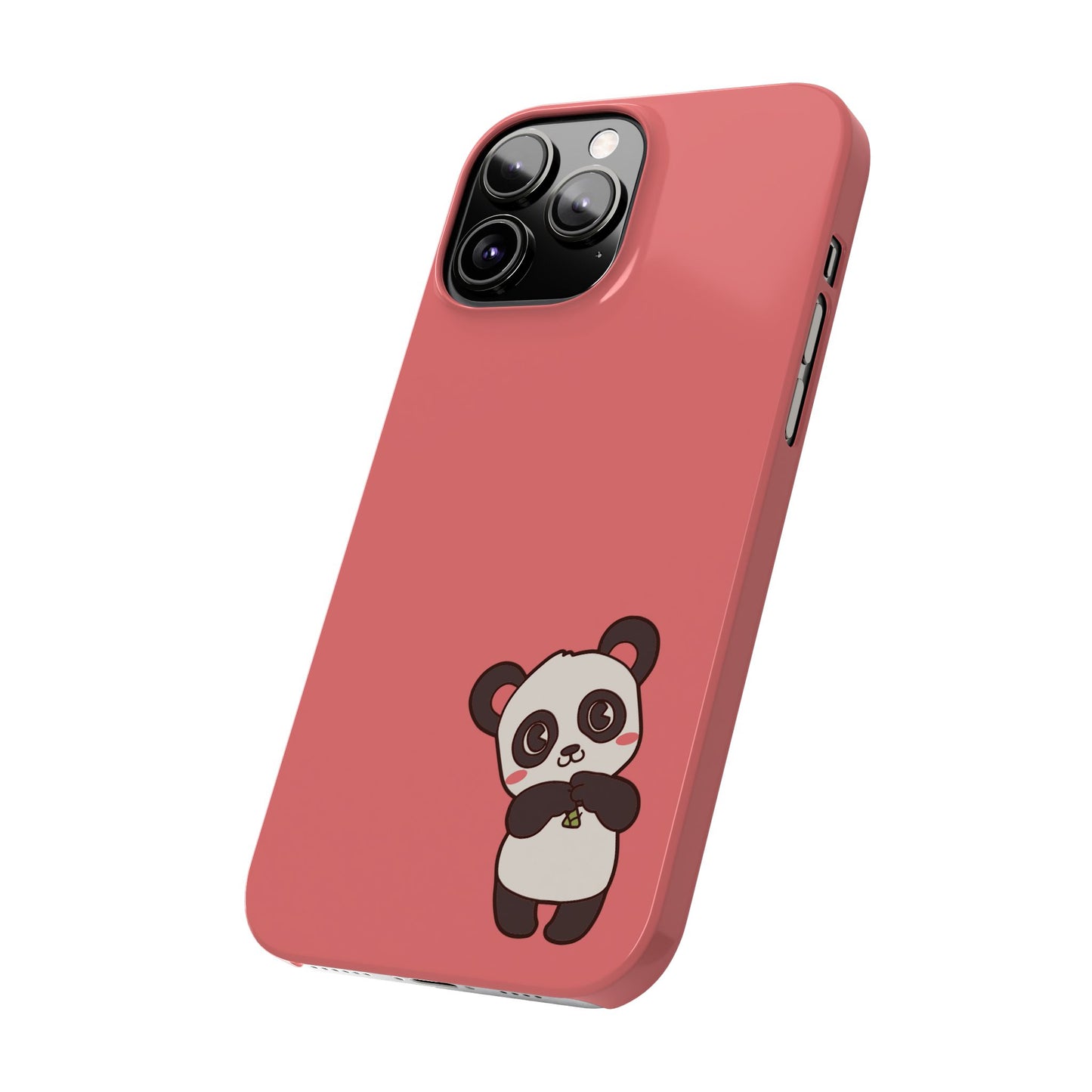 Cute Panda #36-Slim iPhone Cases - MahaCase