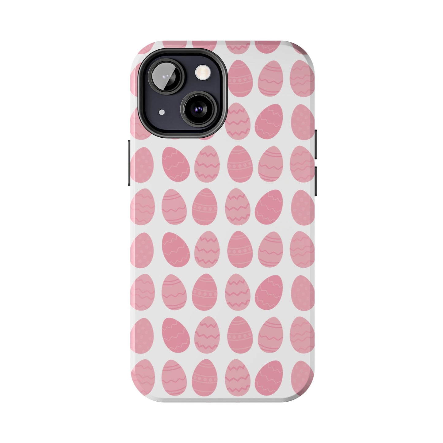 Pink Easter Egg Tough Phone Cases - Durable Protection for Spring Celebrations iPhone Samsung Galaxy - MahaCase