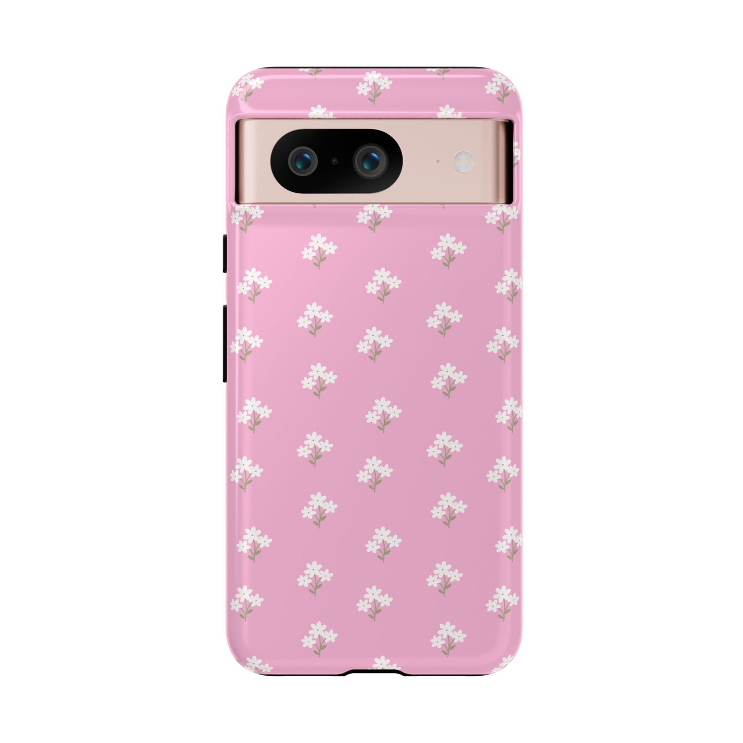 Floral Tough Phone Case - Pink Blossom Design - iPhone Samsung Galaxy Google Pixel - MahaCase