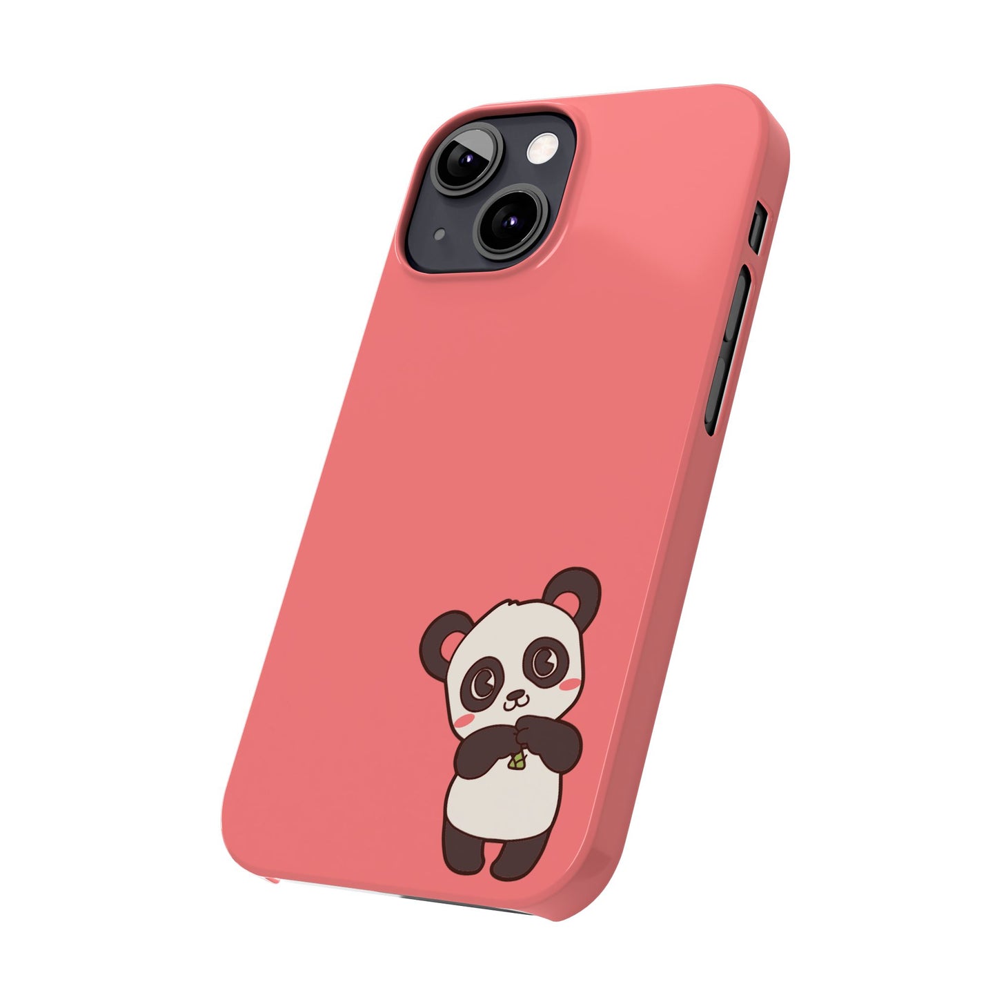 Cute Panda #36-Slim iPhone Cases - MahaCase