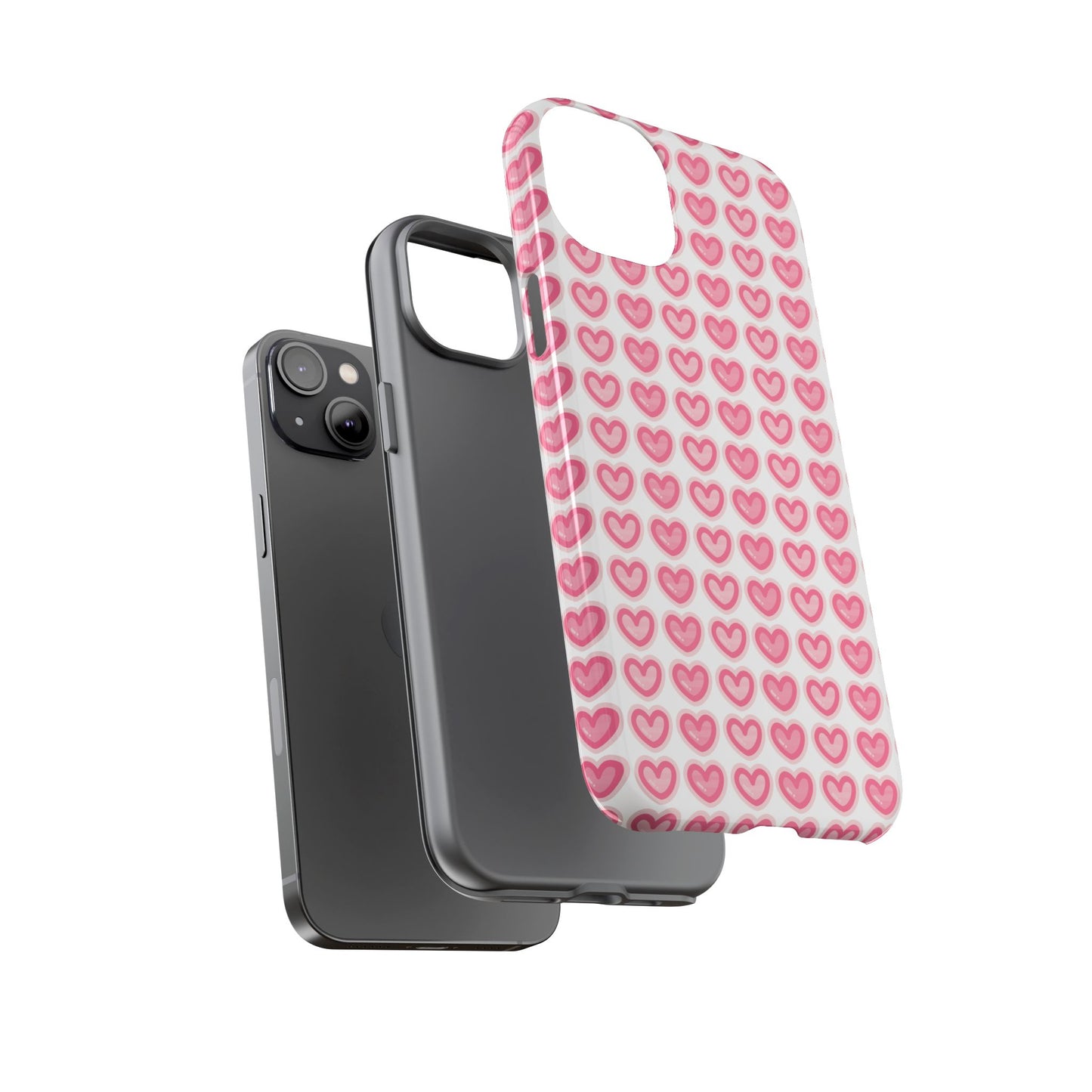Hearts Pattern - Tough Cases iPhone Samsung Google Pixel - MahaCase