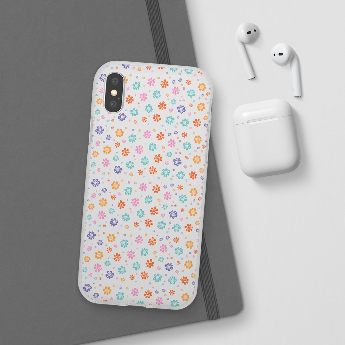 Colorful Spring Floral Flexi Case - Stylish Phone Protection - iPhone Samsung with Gift Packaging - MahaCase