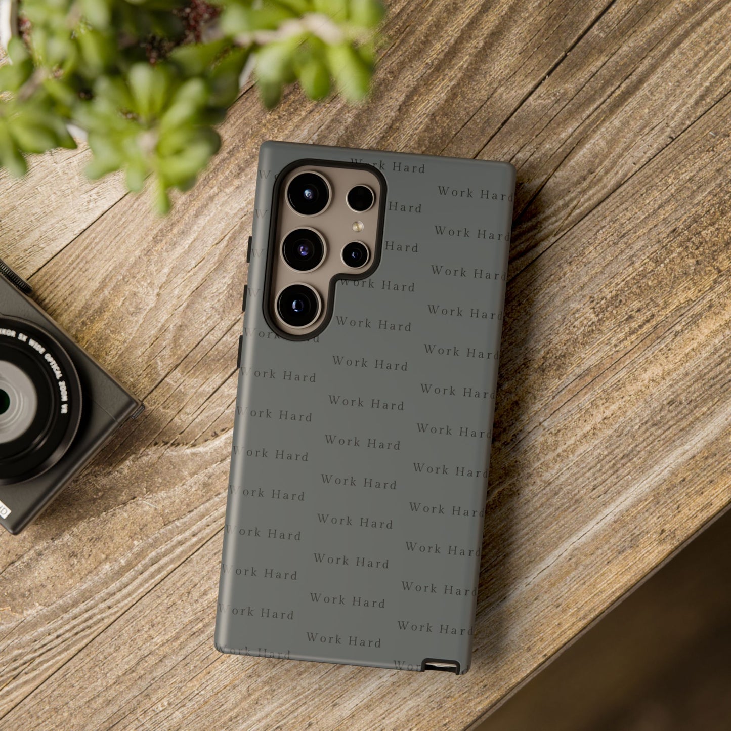 Work Hard Reminder Tough Cases iPhone Samsung Google Pixel - MahaCase