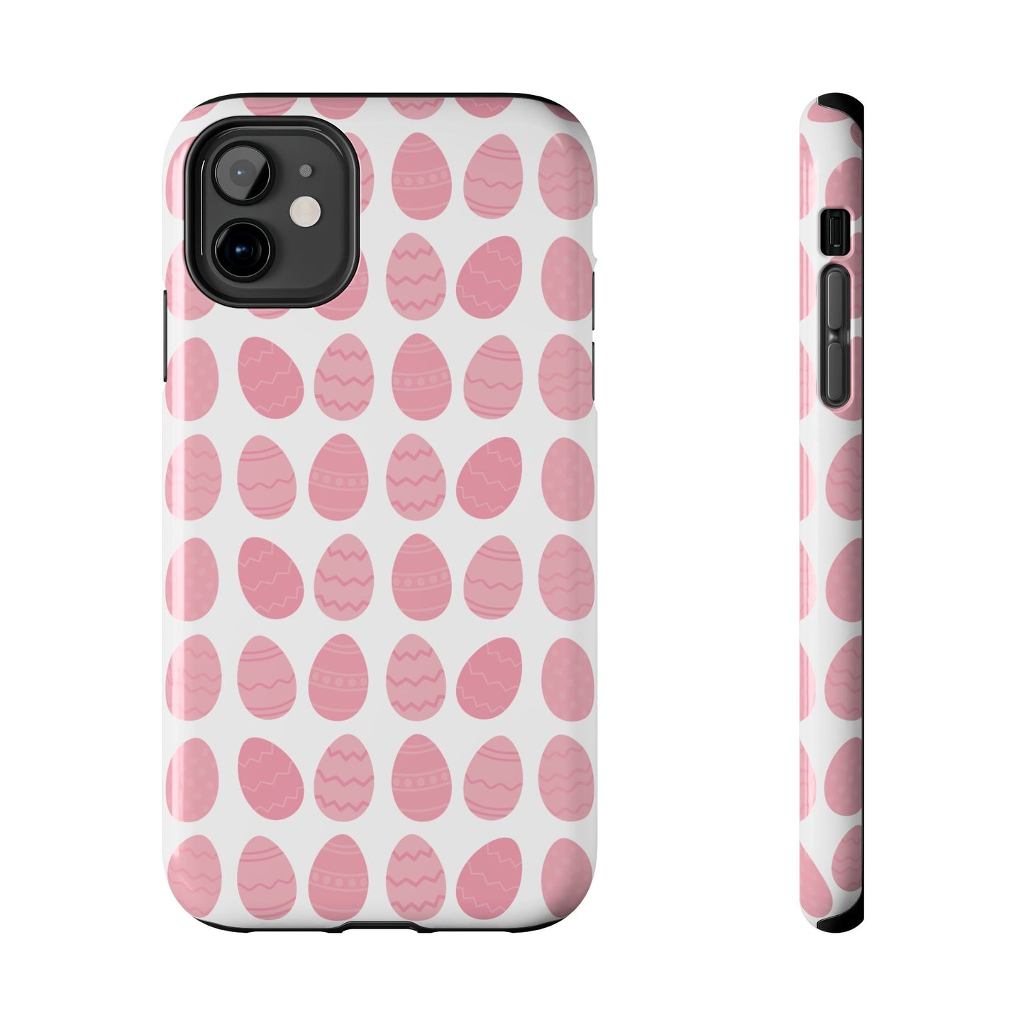 Pink Easter Egg Tough Phone Cases - Durable Protection for Spring Celebrations iPhone Samsung Galaxy - MahaCase