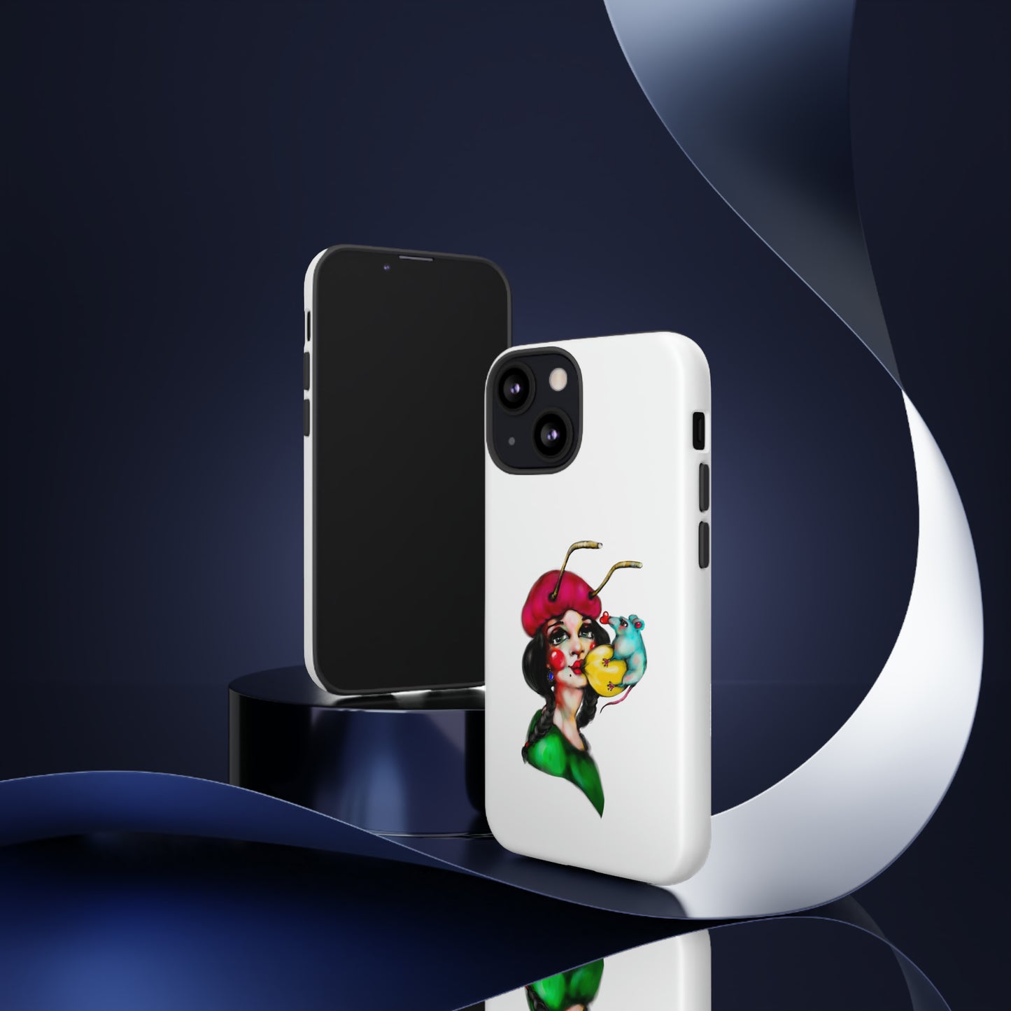 Design #211 White BKG-Tough Cases - MahaCase