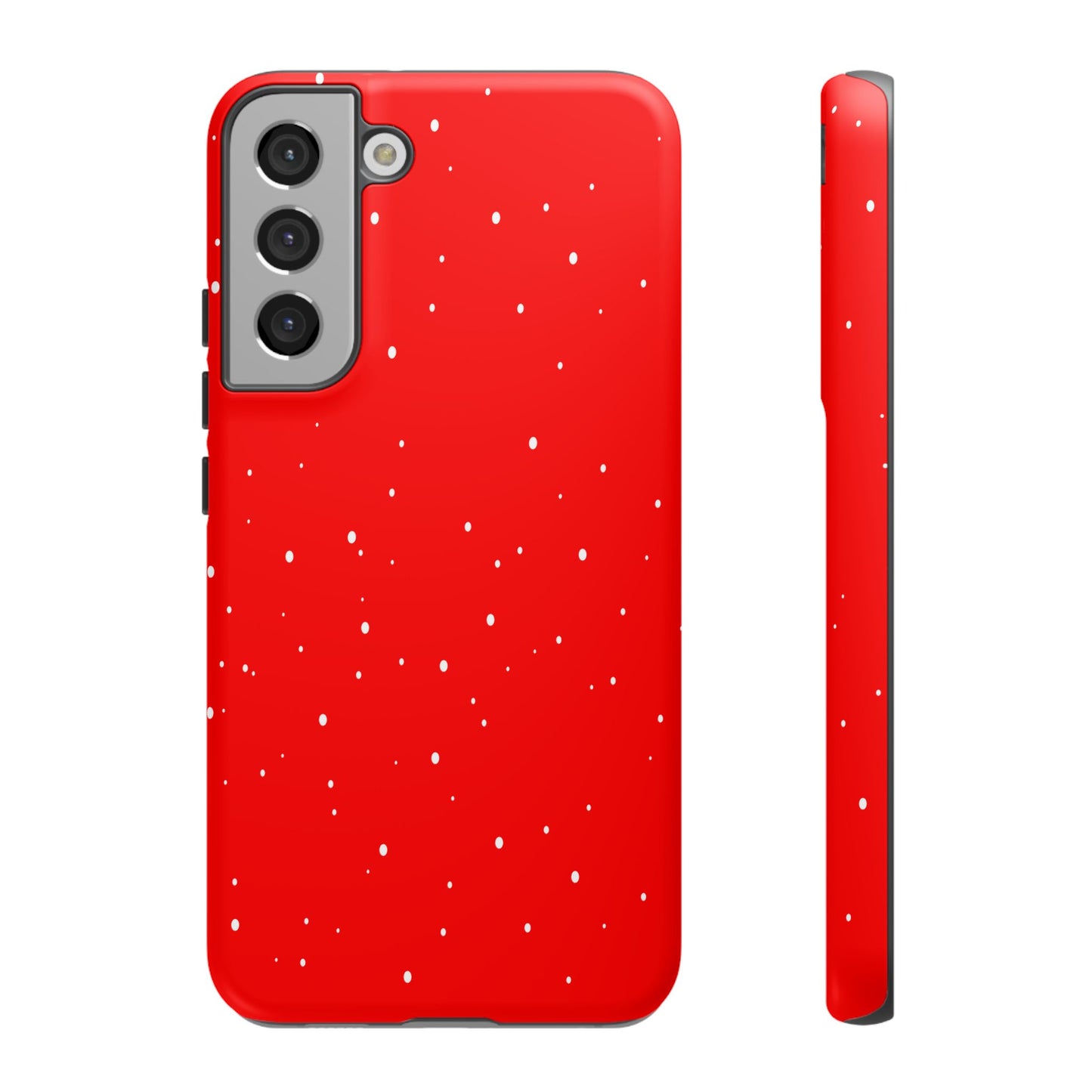 Snowy Red - Tough Cases iPhone Samsung Google Pixel - MahaCase
