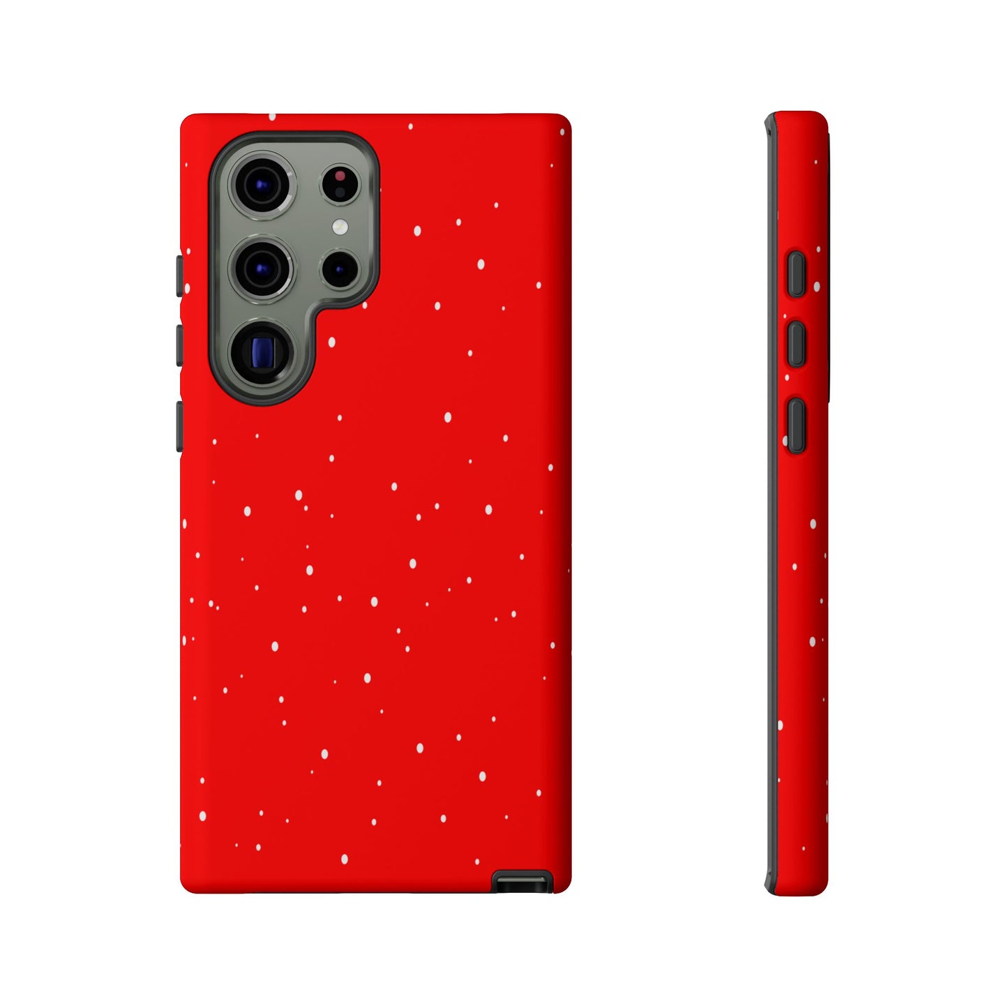 Snowy Red - Tough Cases iPhone Samsung Google Pixel - MahaCase