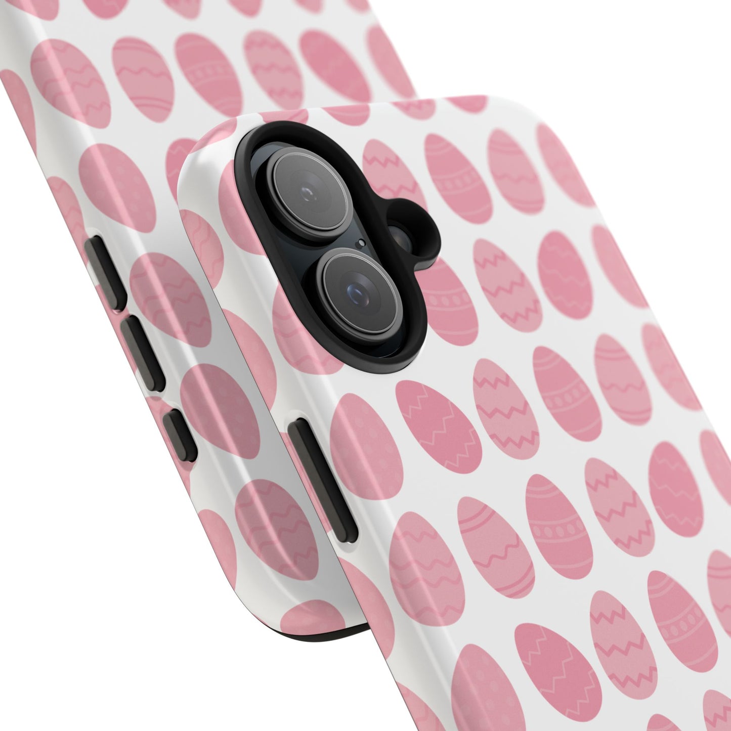 Pink Easter Egg Tough Phone Cases - Durable Protection for Spring Celebrations iPhone Samsung Galaxy - MahaCase