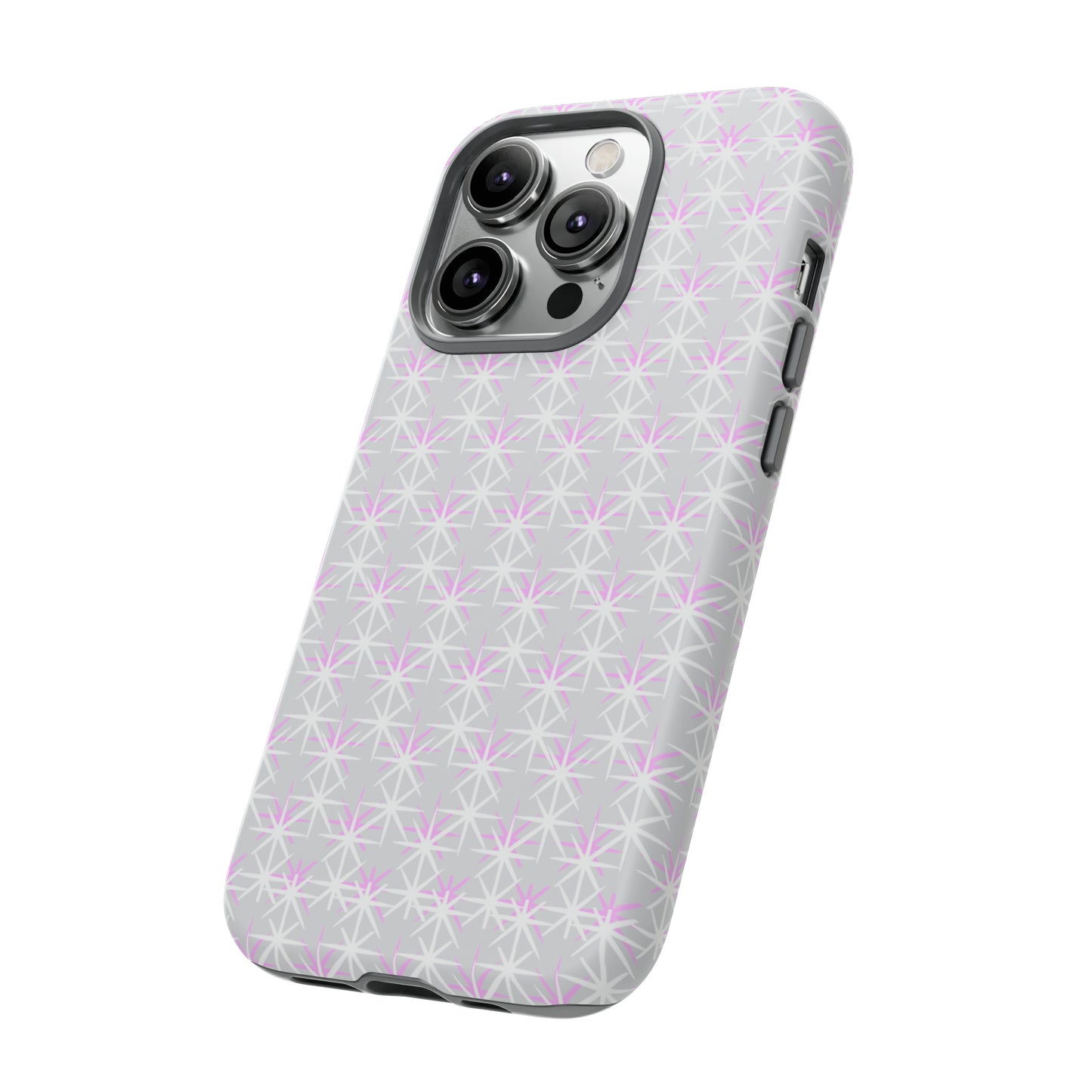 Grey Skies, Pink Stars-Tough Cases - MahaCase