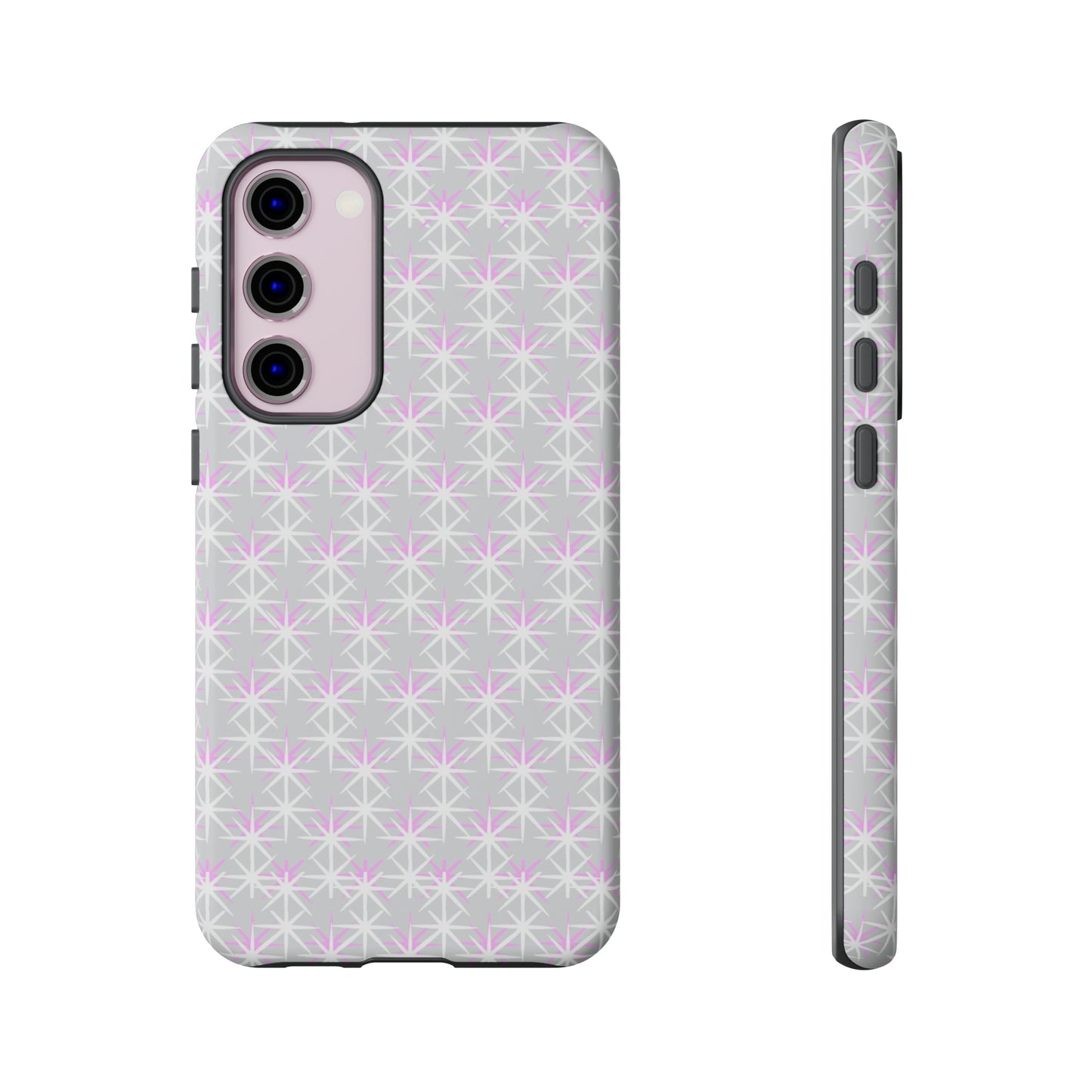 Grey Skies, Pink Stars-Tough Cases - MahaCase