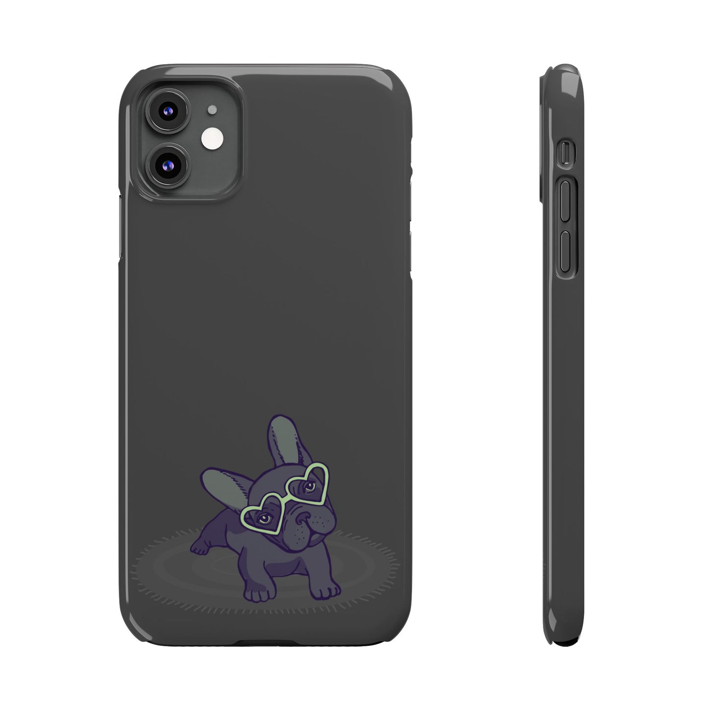 Bulldog Puppy Slim iPhone Cases - MahaCase