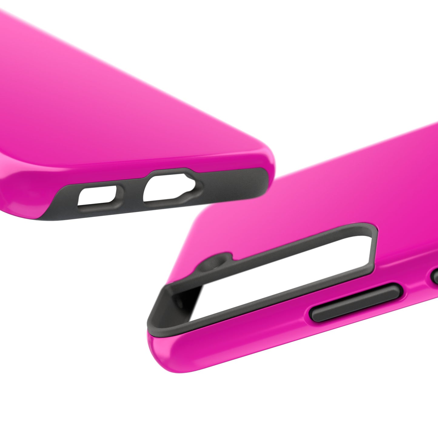 Simple Hot Pink-Tough Phone Cases - MahaCase