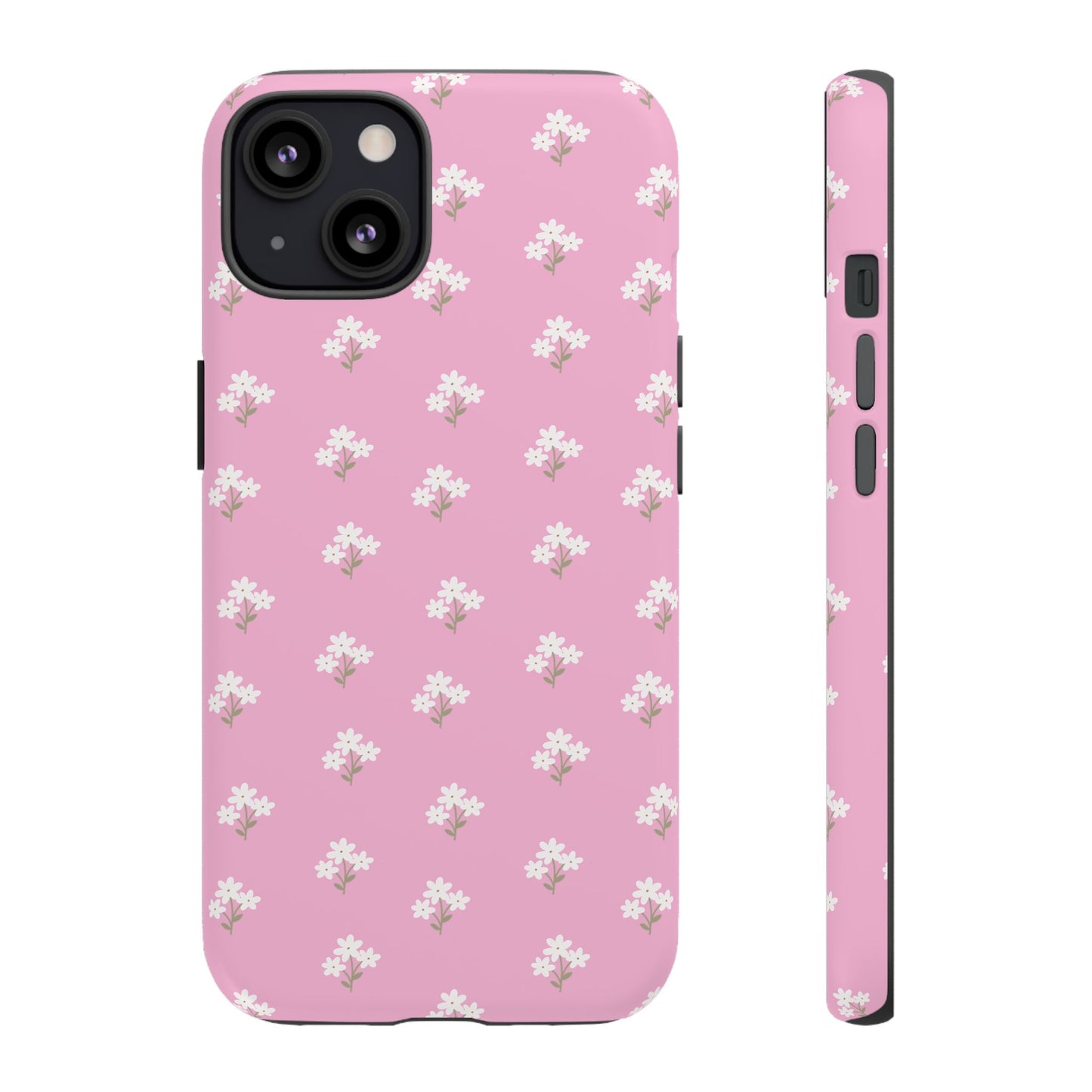 Floral Tough Phone Case - Pink Blossom Design - iPhone Samsung Galaxy Google Pixel - MahaCase