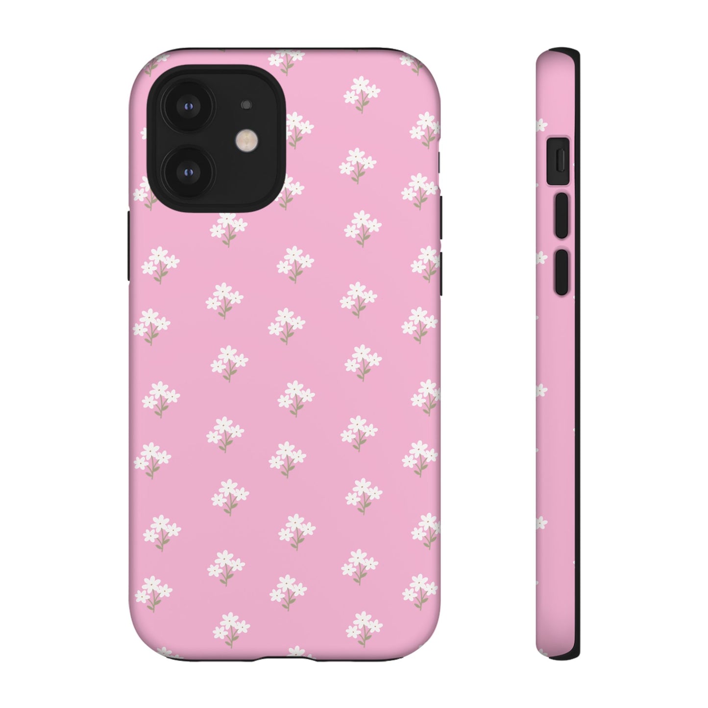 Floral Tough Phone Case - Pink Blossom Design - iPhone Samsung Galaxy Google Pixel - MahaCase