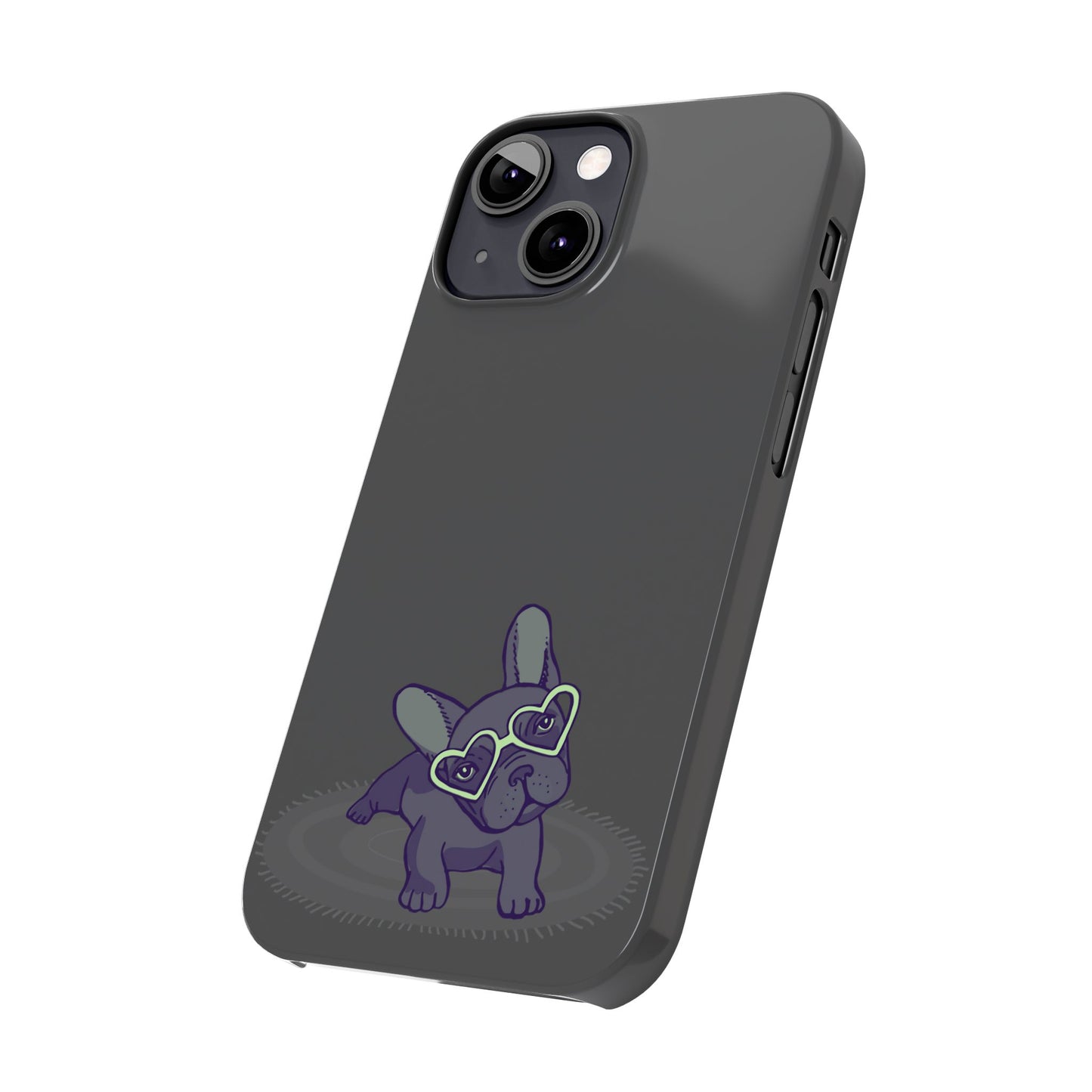 Bulldog Puppy Slim iPhone Cases - MahaCase